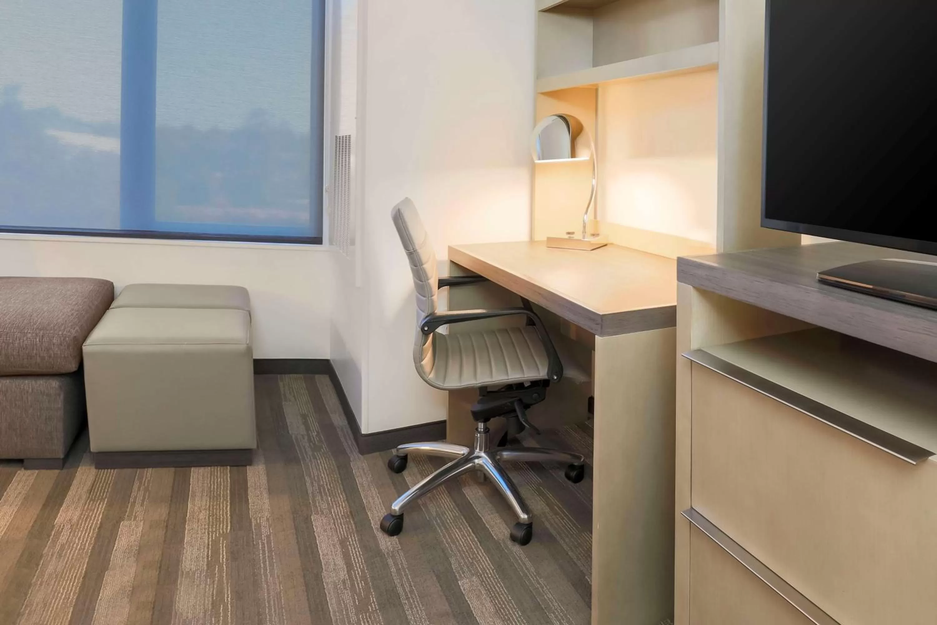 Den King Room with Roll-in Shower - Disability Access in Hyatt House Davis