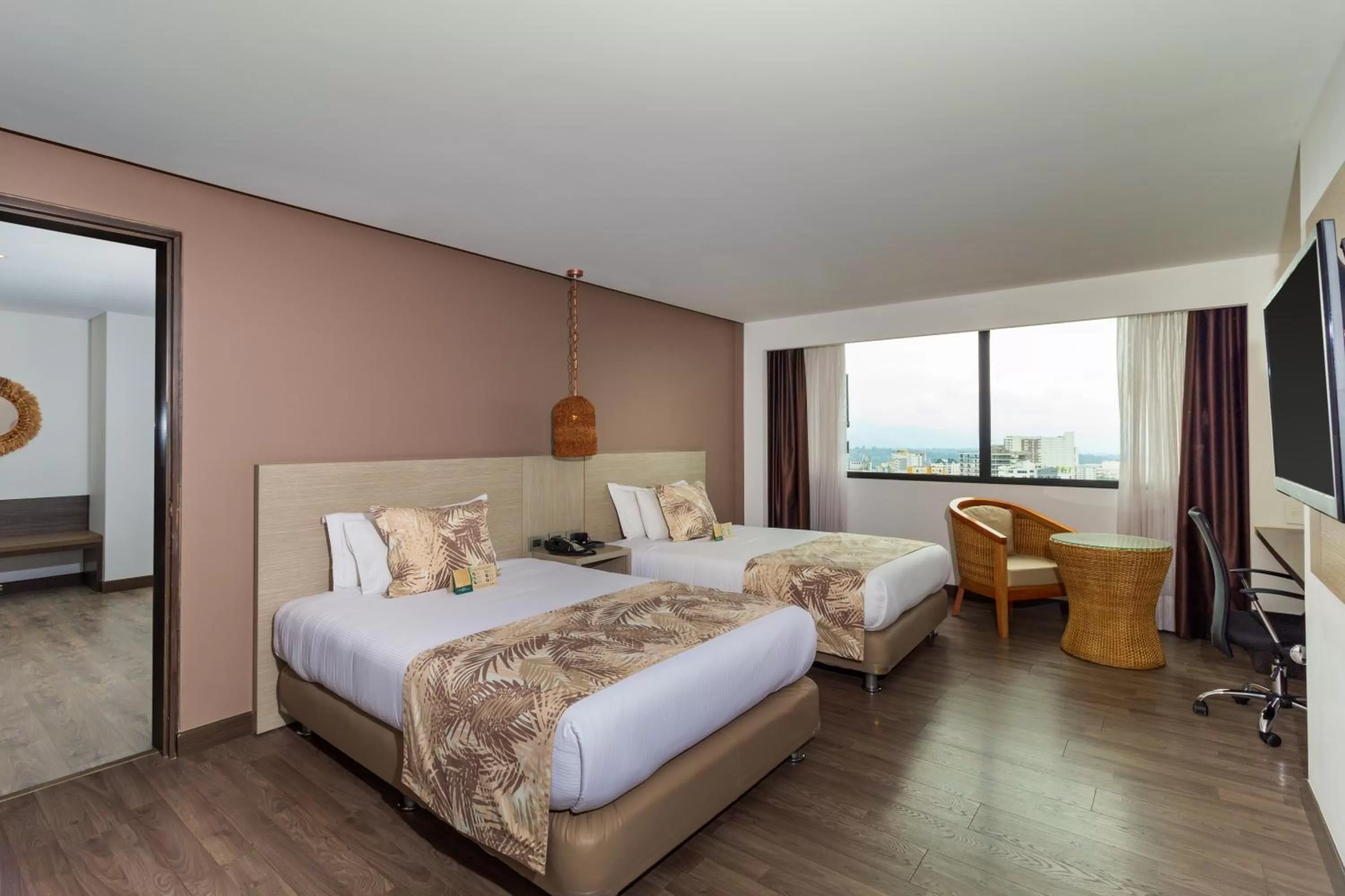 Superior Twin Room in Hotel Mocawa Plaza Armenia