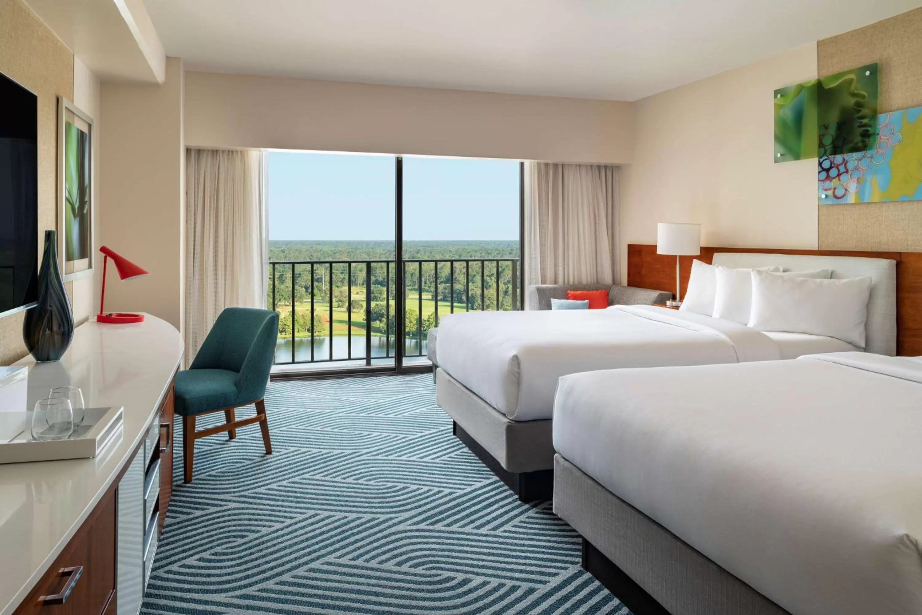 Double Room with Two Double Beds and Accessible Tub - Disability Access in Hyatt Regency Grand Cypress Resort