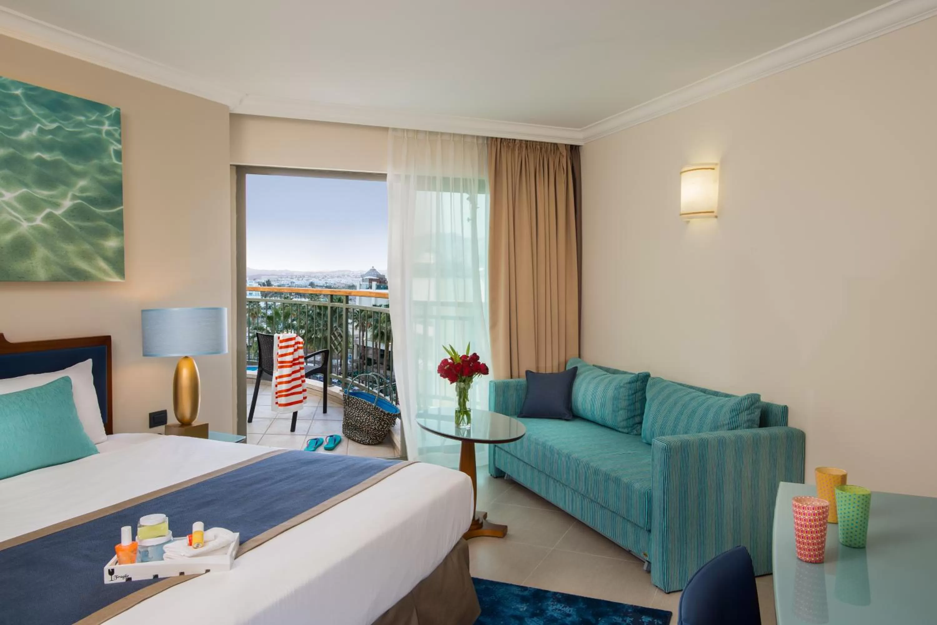 Superior Double or Twin Room with Pool View & Balcony - single occupancy in U Magic Palace