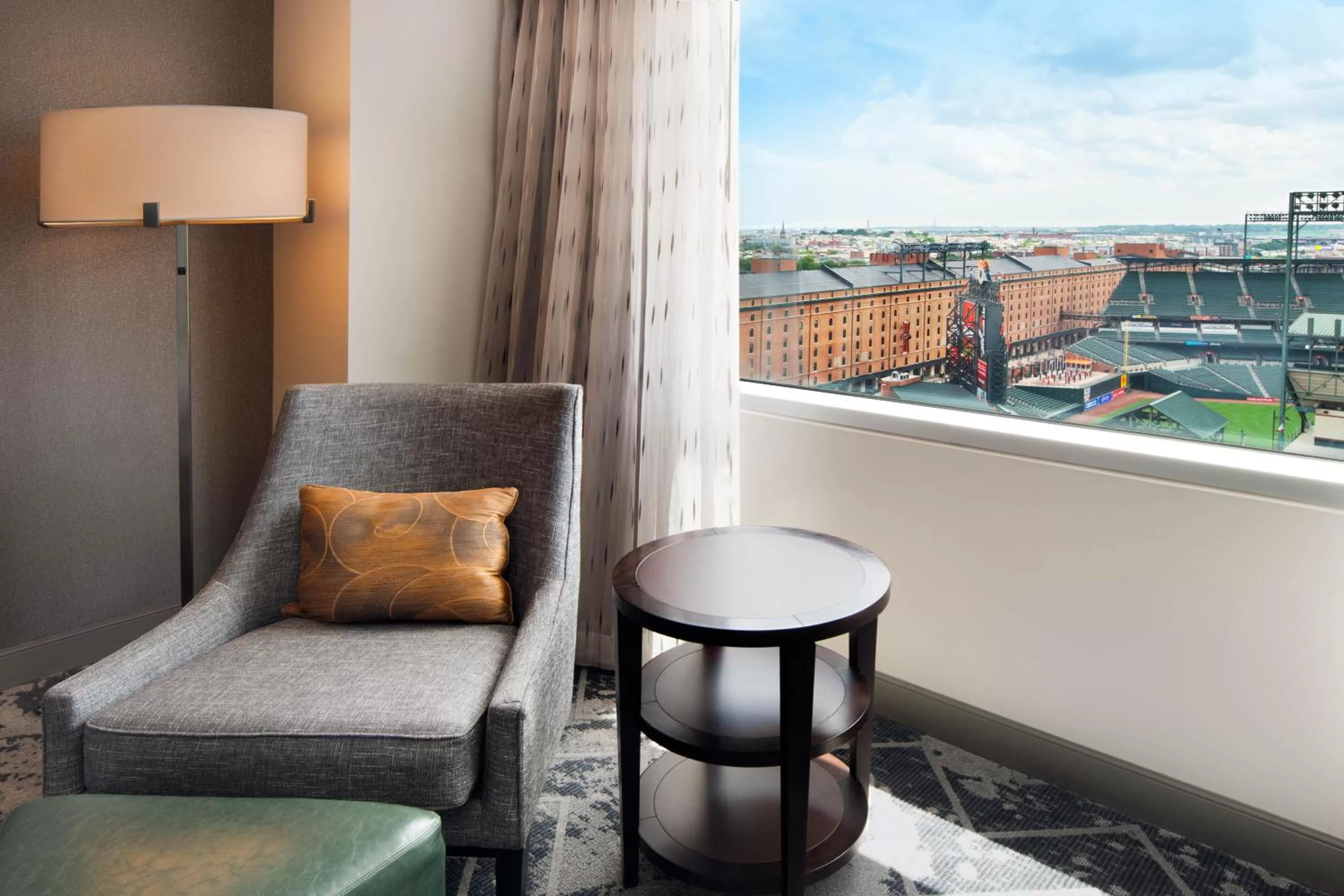 Double Room with Ballpark View in Hilton Baltimore Inner Harbor