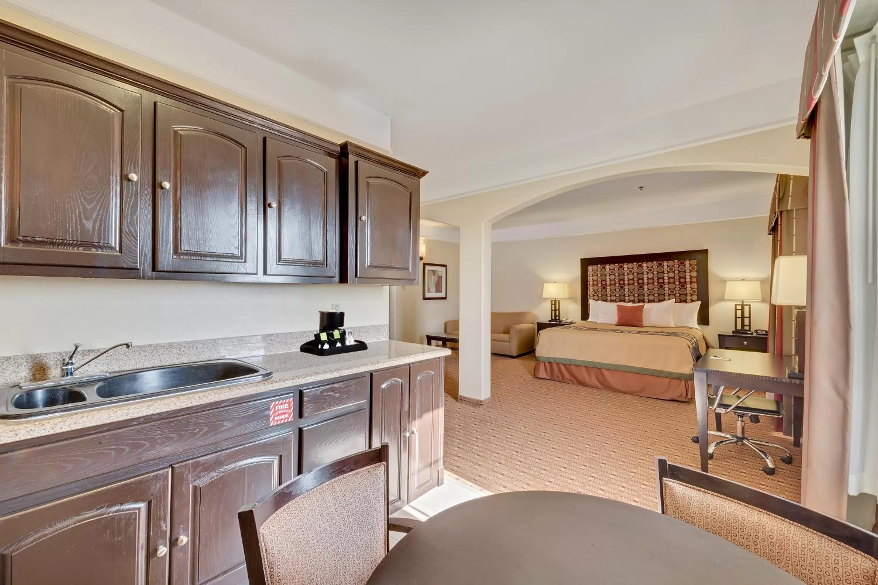 King Suite with Kitchenette in Super 8 by Wyndham Hidalgo at La Plaza Mall & Mcallen Airport