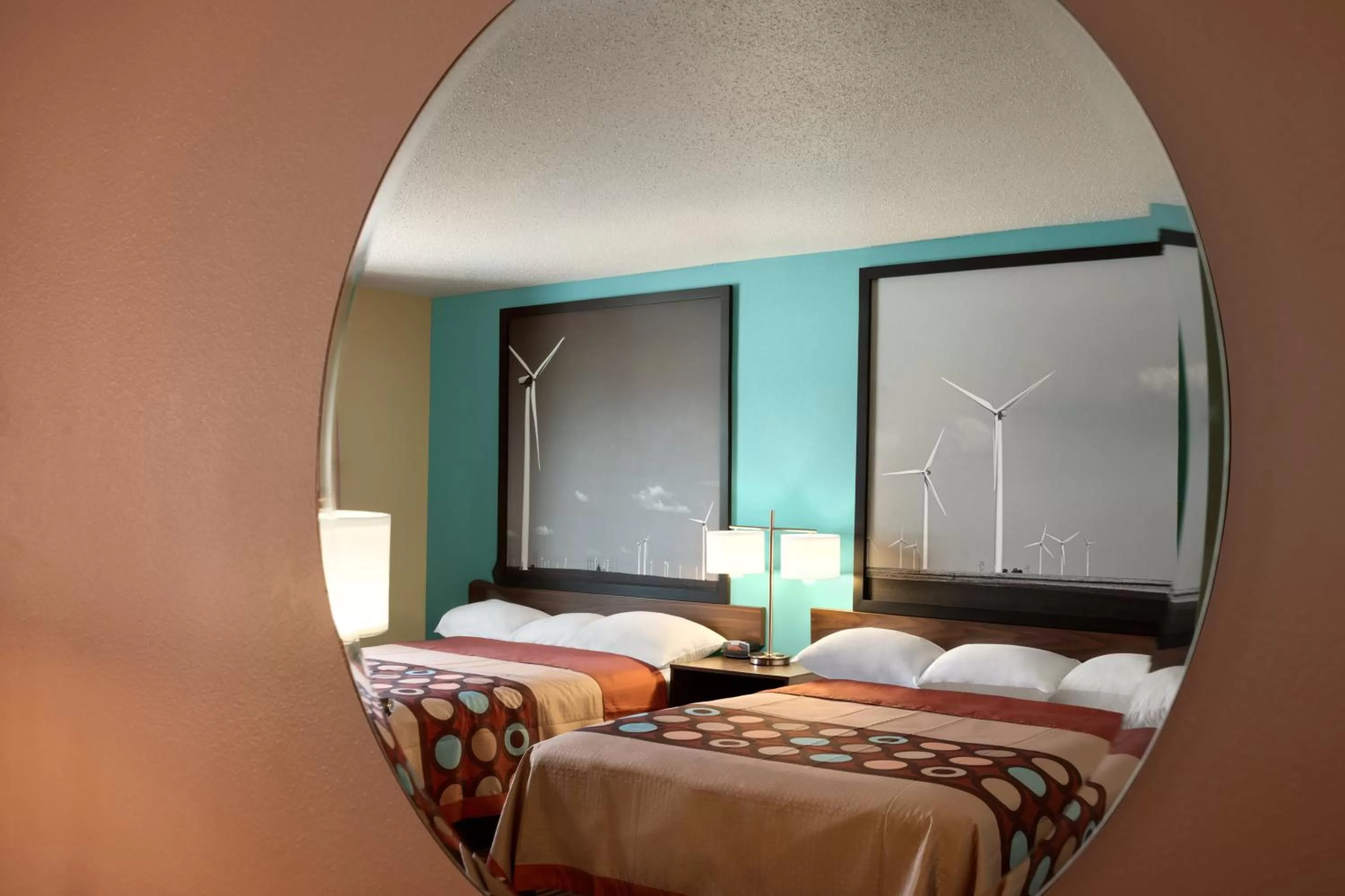 Queen Room with Two Queen Beds - Non-Smoking in Super 8 by Wyndham East Peoria