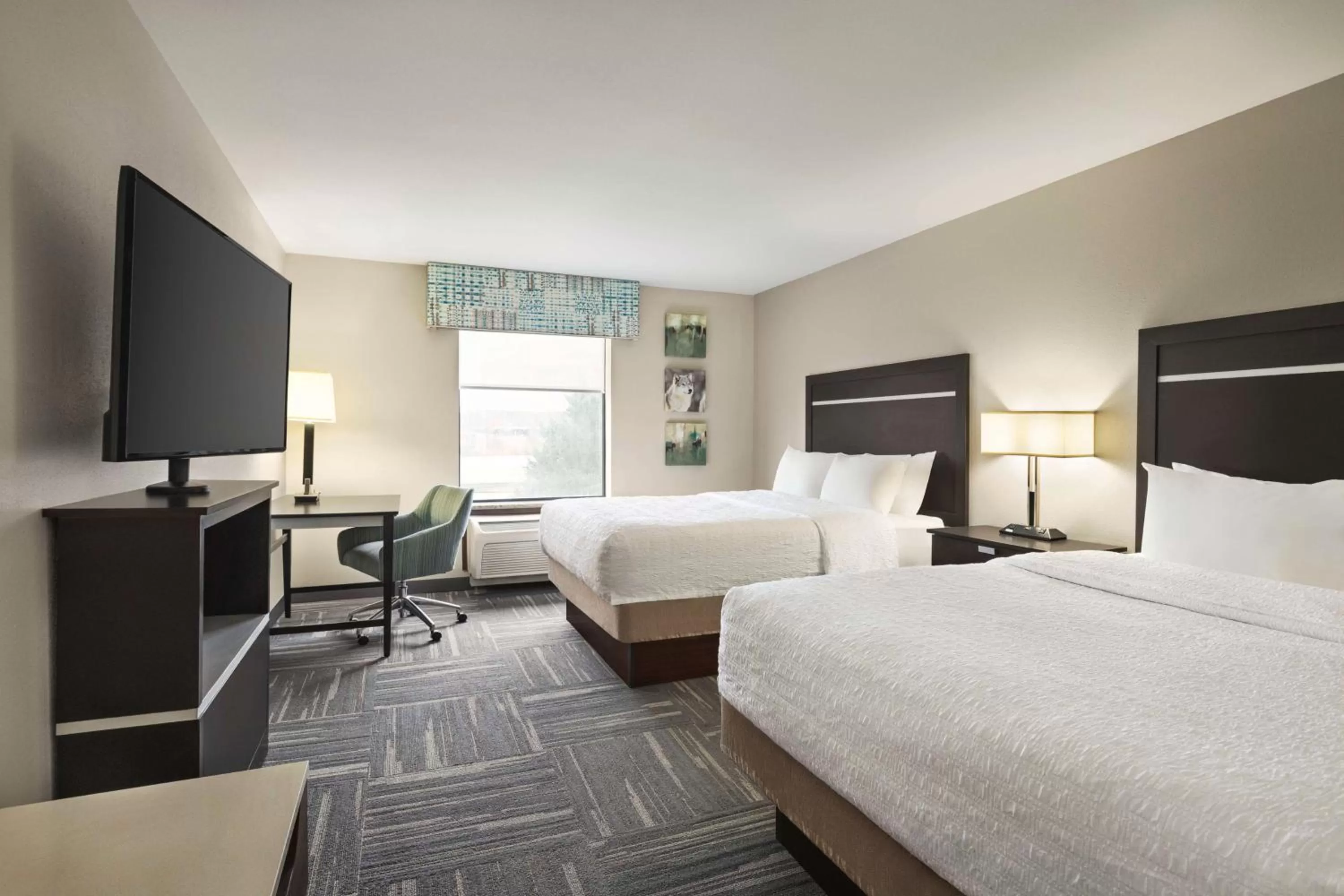 Room with Two Queen Beds - Non-Smoking in Hampton Inn New Albany