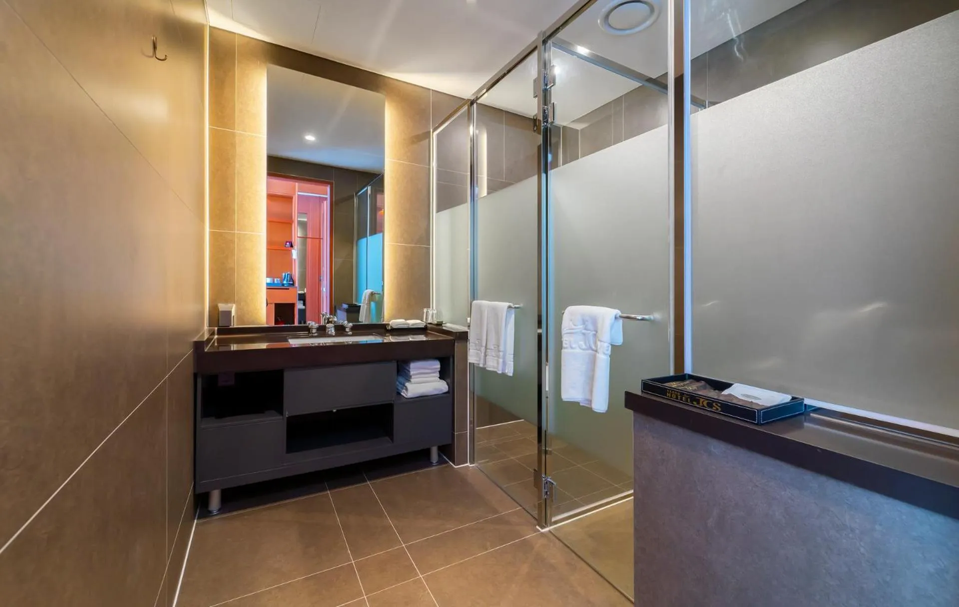 Family Twin Room with Full Ocean View in Hotel JCS Yeosu