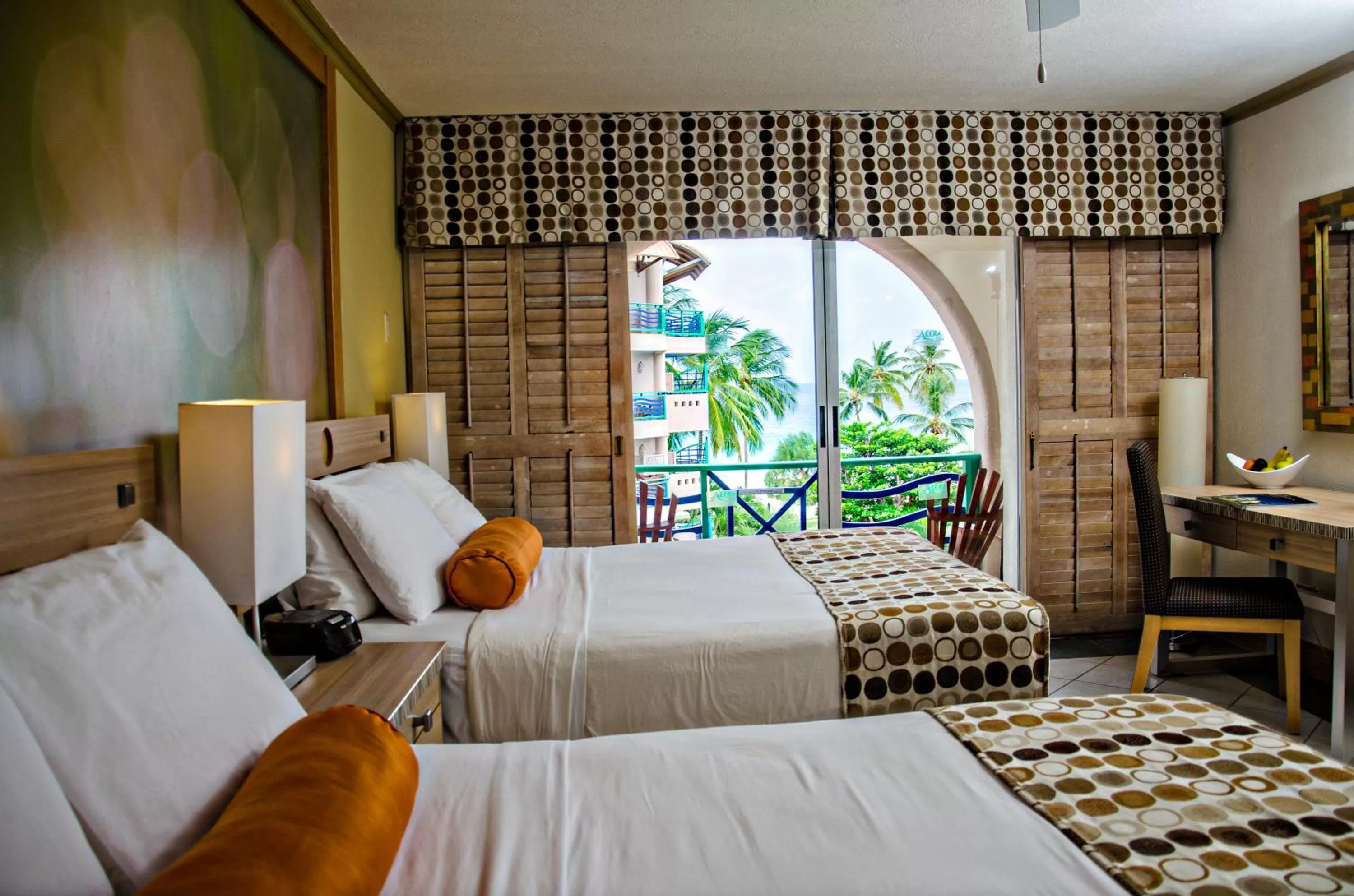 Ocean View Room 2 double beds in Accra Beach Hotel & Spa