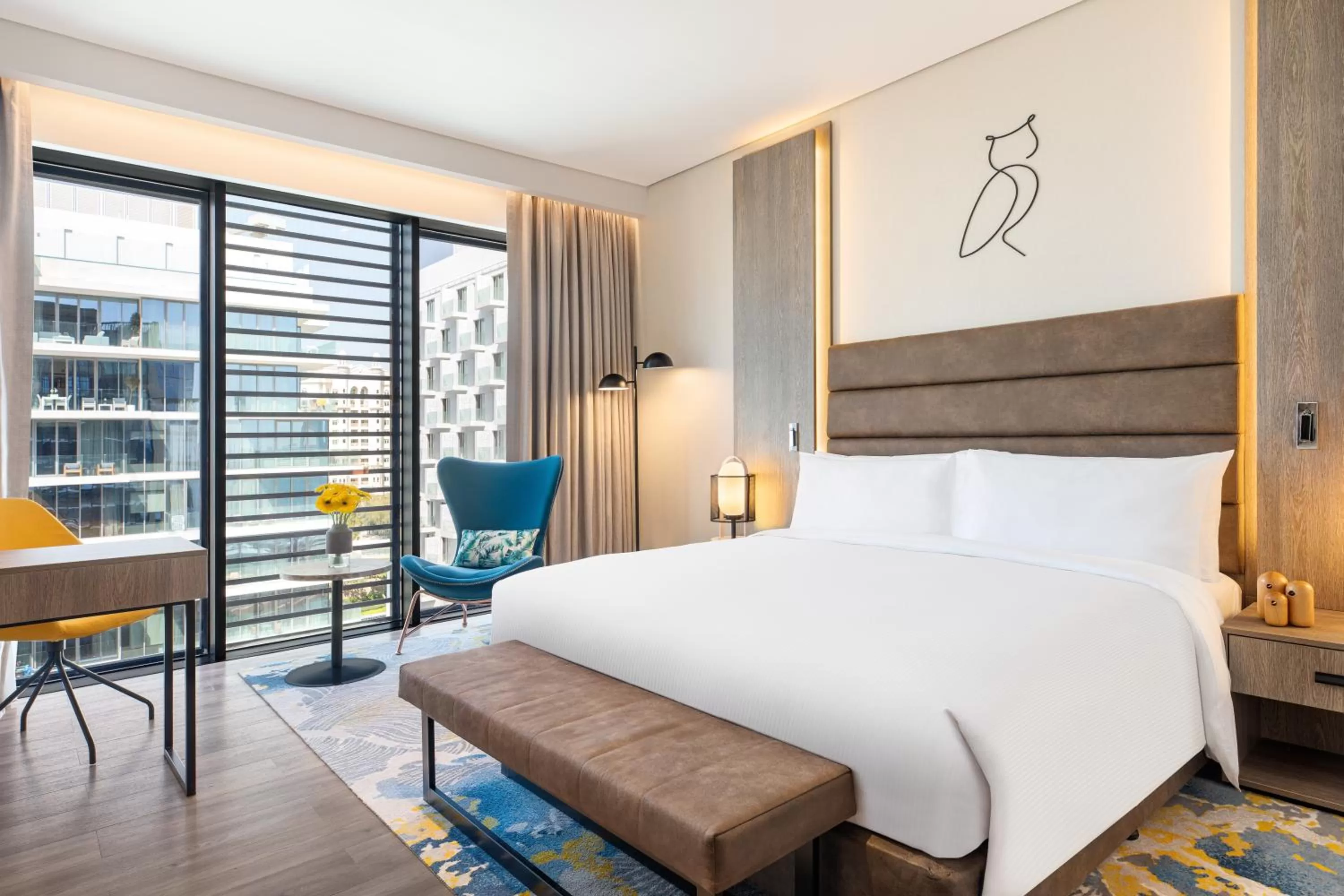 One-Bedroom Suite with Sofa Bed and City View in voco Dubai The Palm by IHG