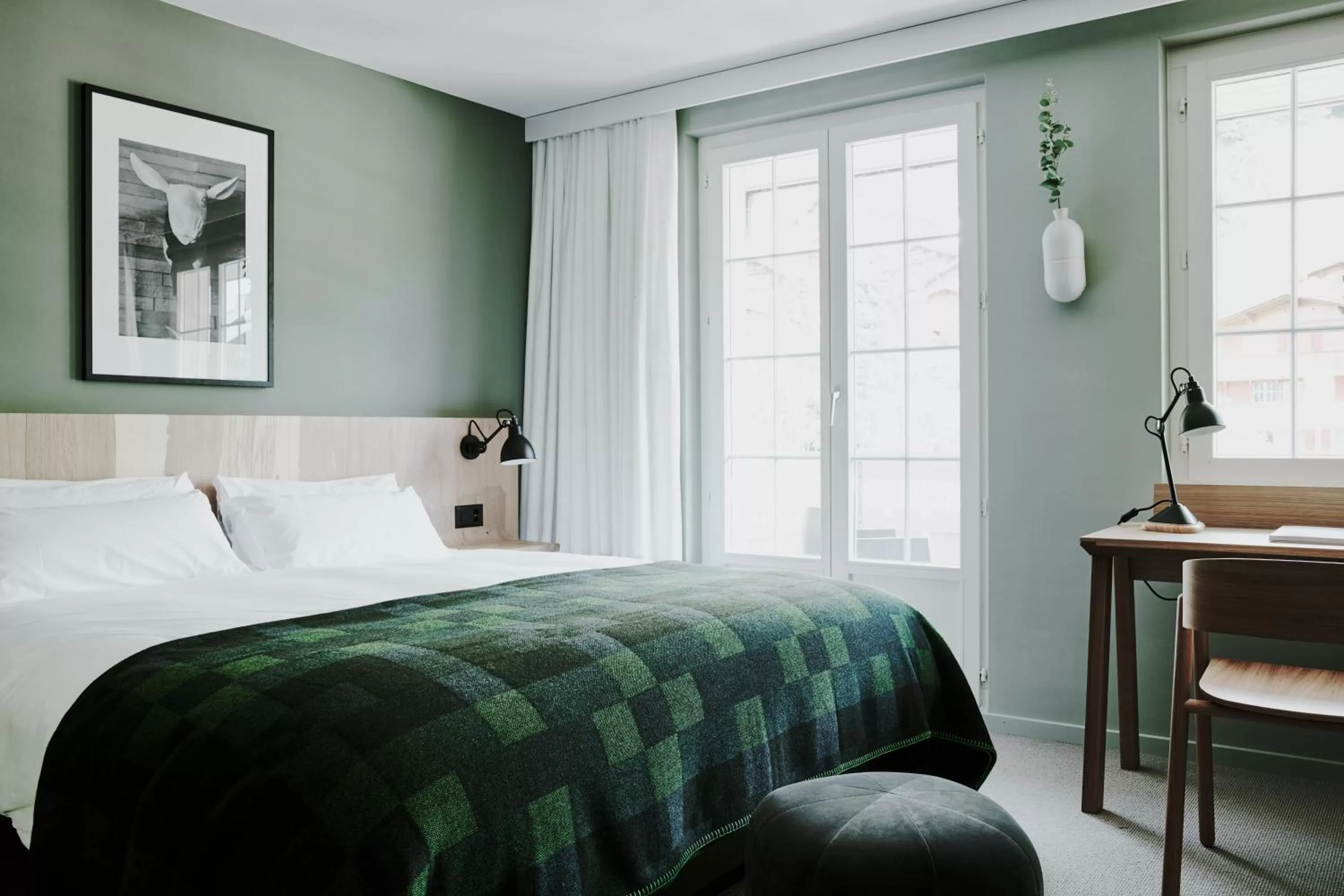 Deluxe Double Room with Village View in The Cambrian