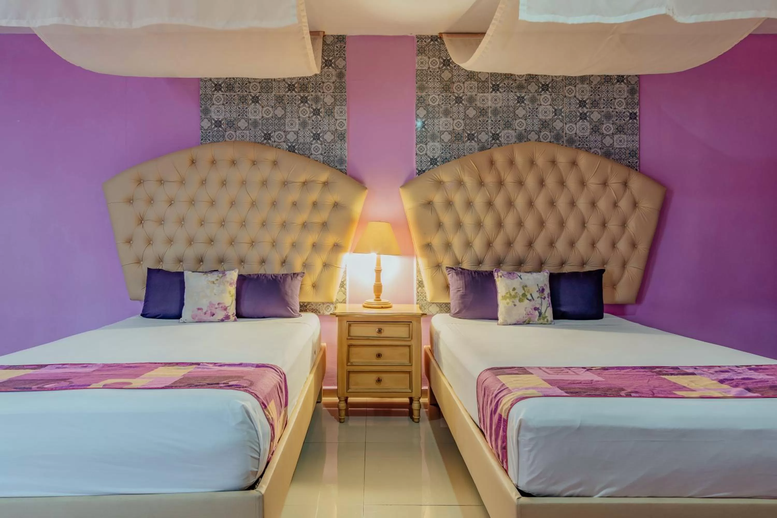 Deluxe Double Room with Two Double Beds in Hotel Lavanda CAS Merida