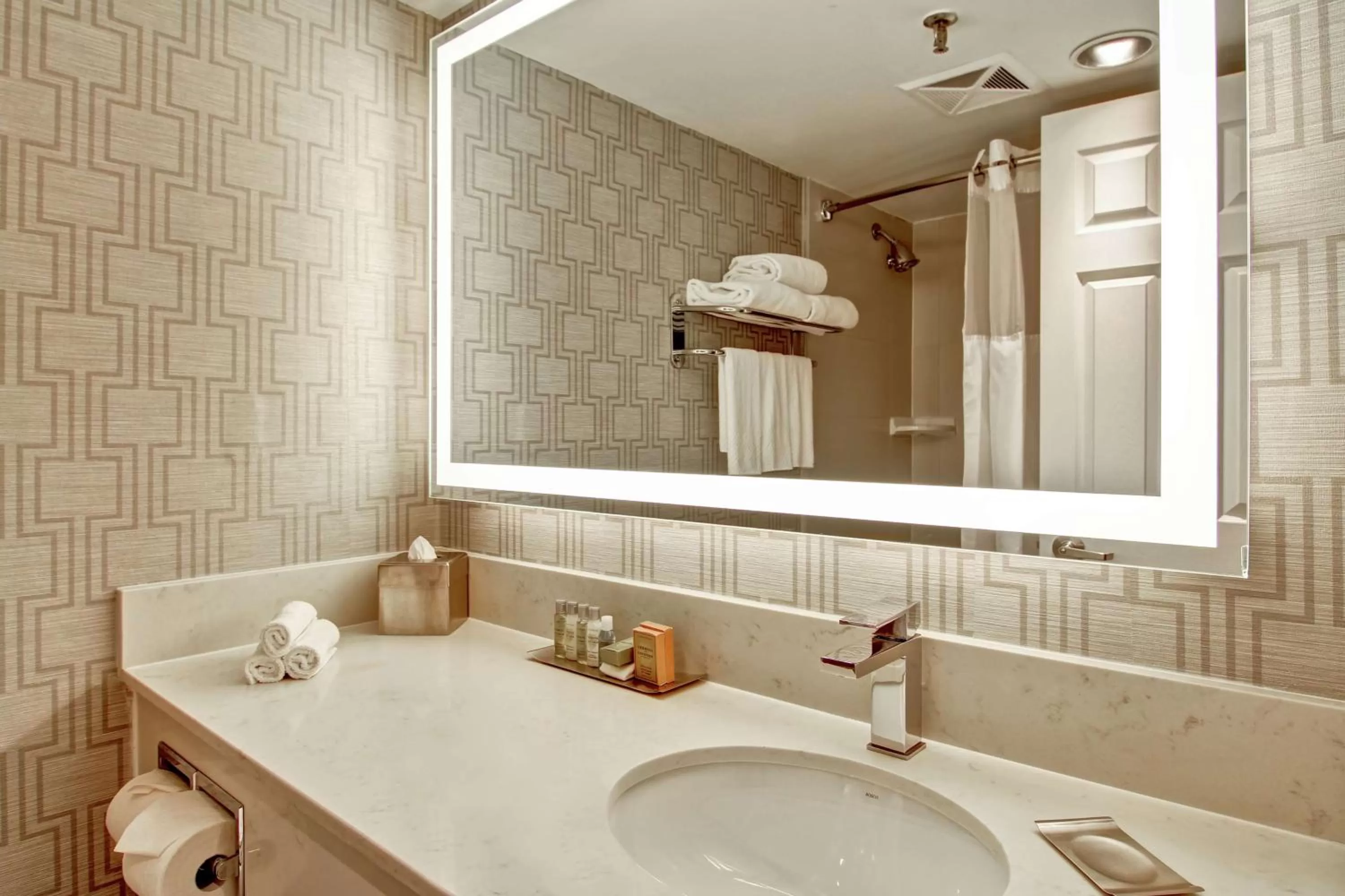 Double Room with Two Double Beds and Sofa Bed with Kitchenette in DoubleTree by Hilton Toronto Downtown