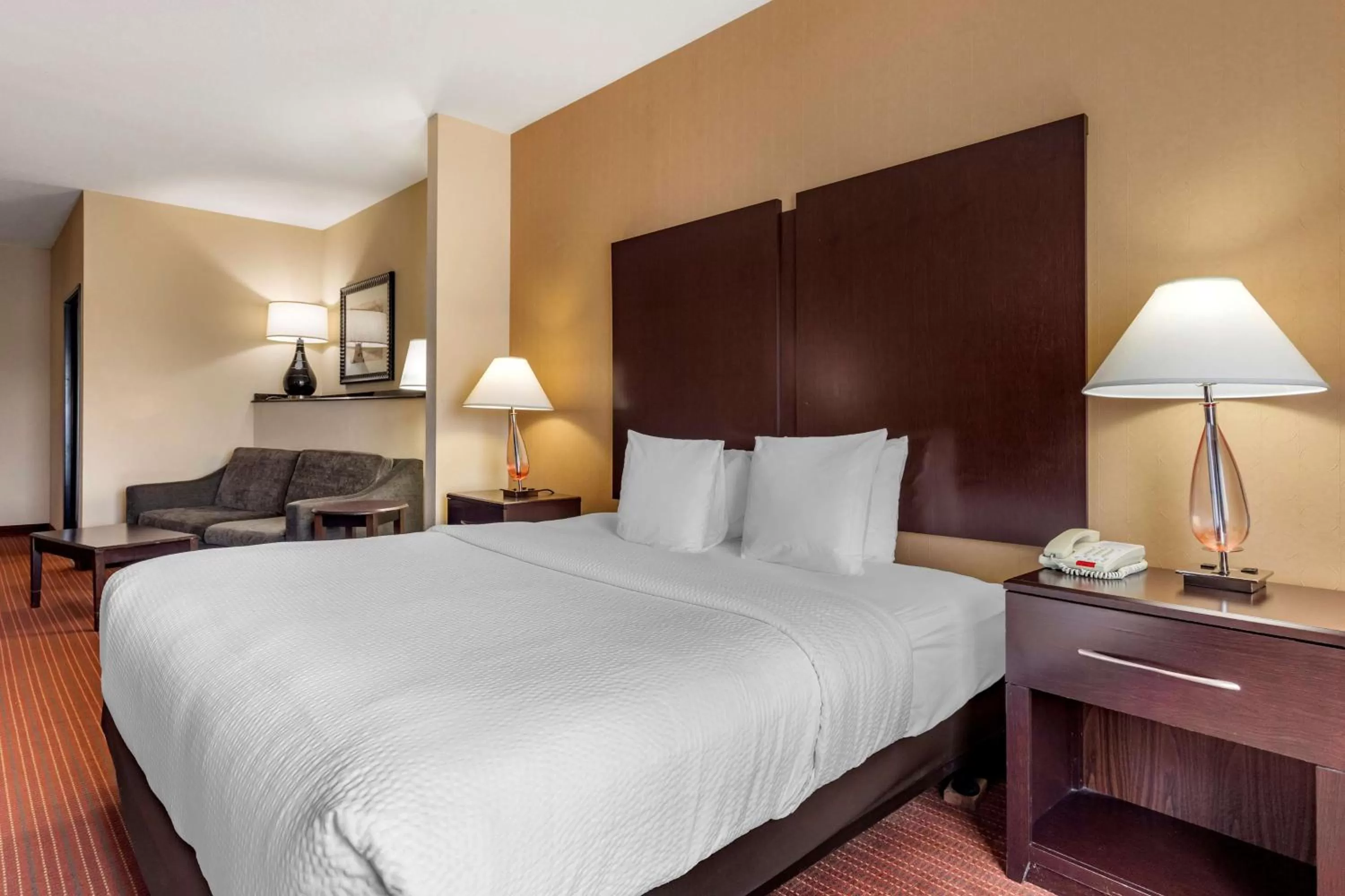 King Suite with Roll - In Shower - Mobility Access in Best Western Plus DFW Airport West Euless