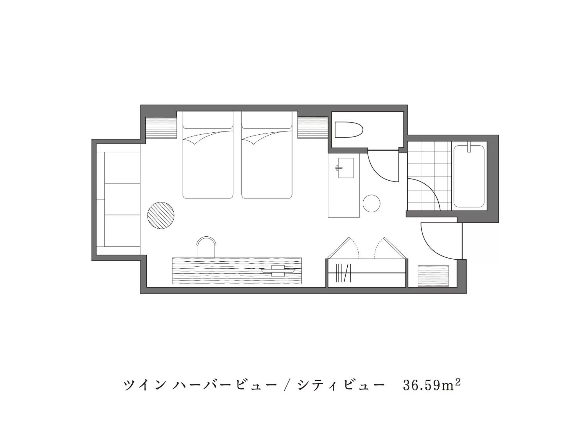 Executive Twin Room - City View on Higher Floor with Complimentary mini-bar in Oriental Hotel
