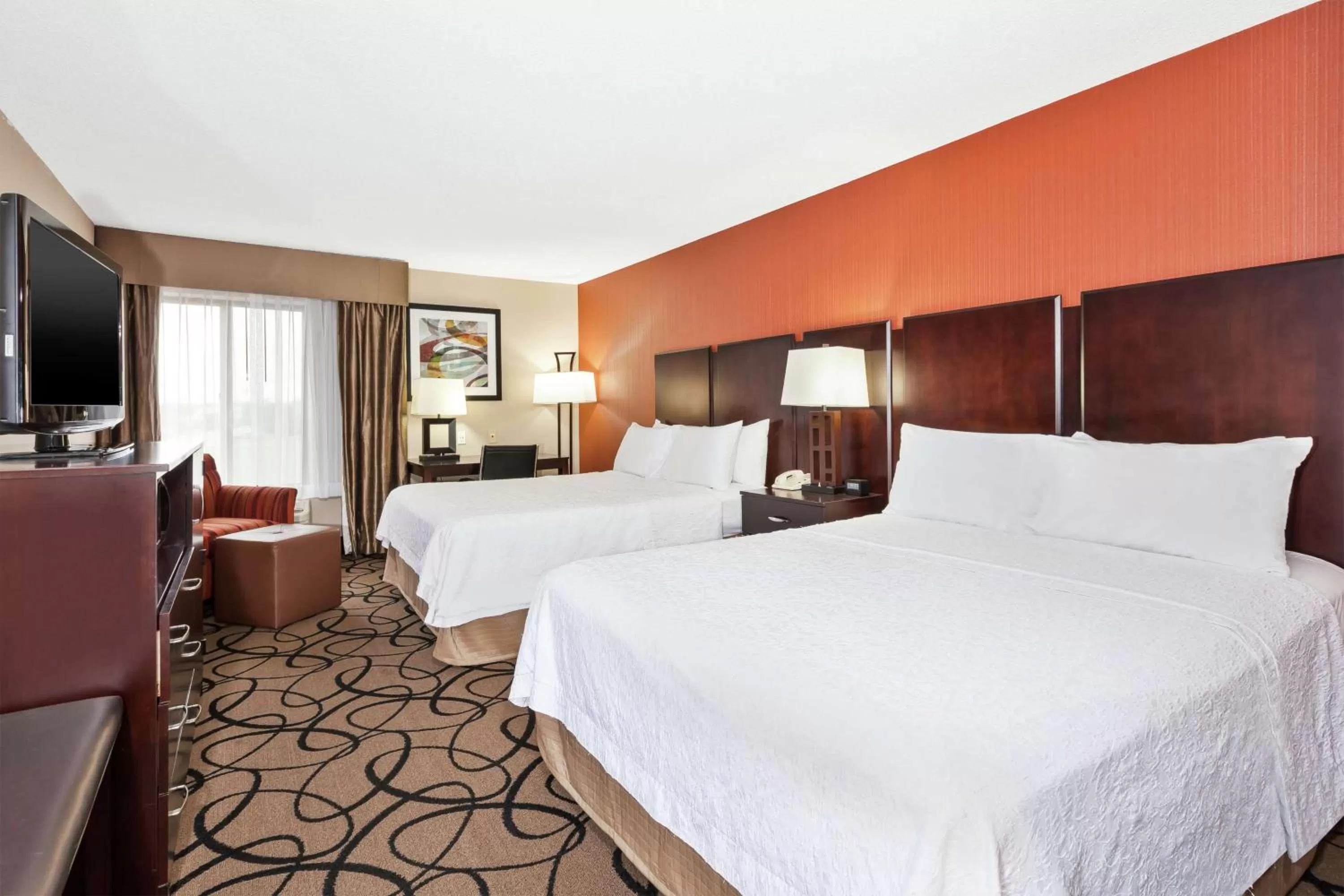 Room with Two Queen Beds - Non-Smoking in Hampton Inn Monroe