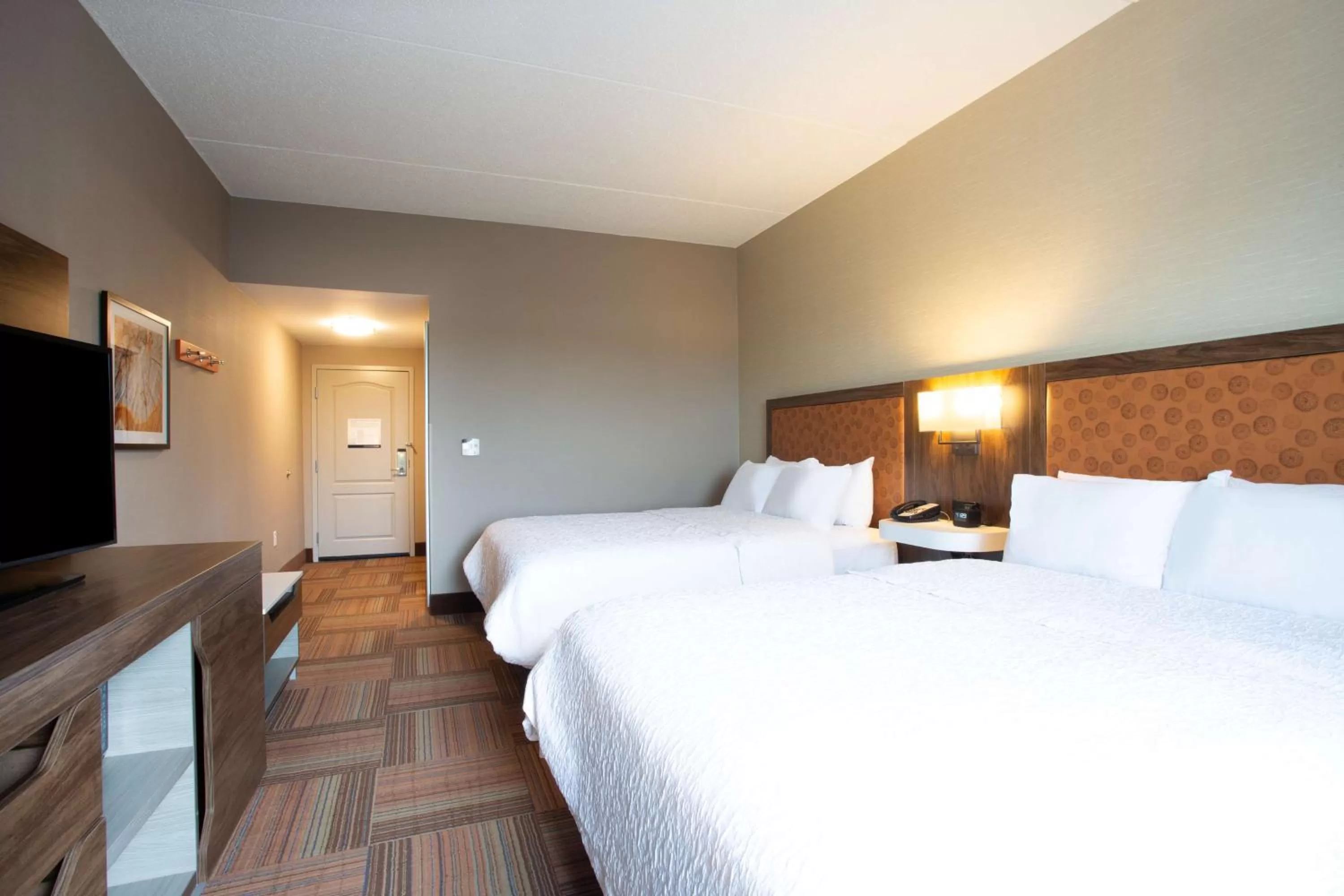 Queen Room with Two Queen Beds - Hearing Access/Non-Smoking in Hampton Inn Watertown