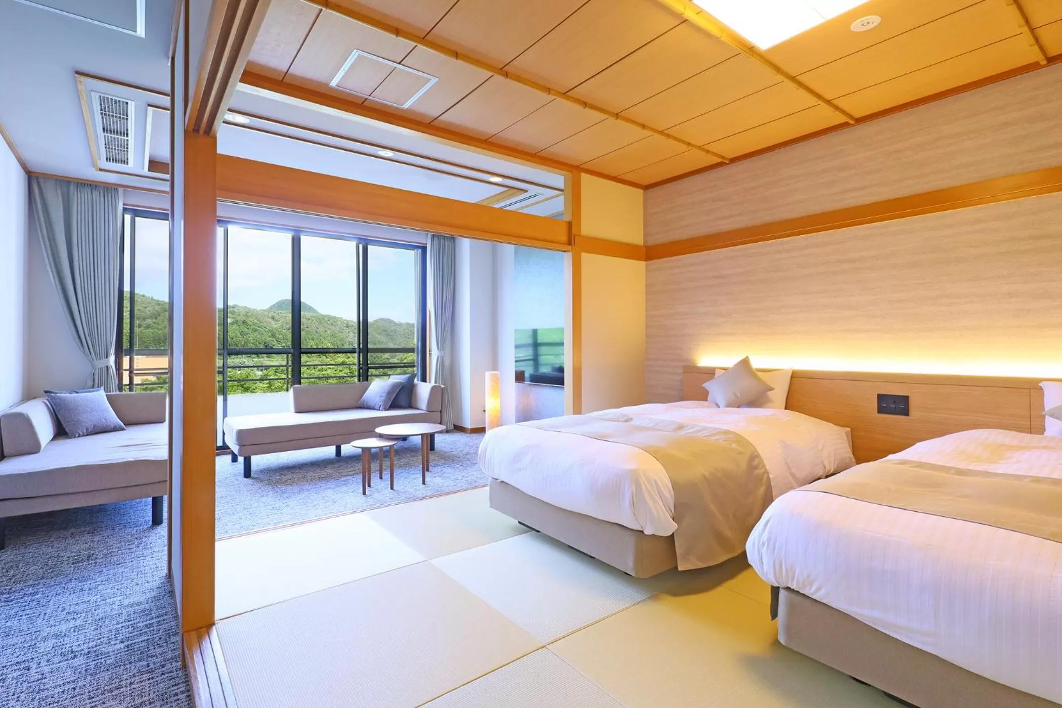 Twin Room with 2 Sofa Beds - Main Building - Non-Smoking in TAOYA Akiu