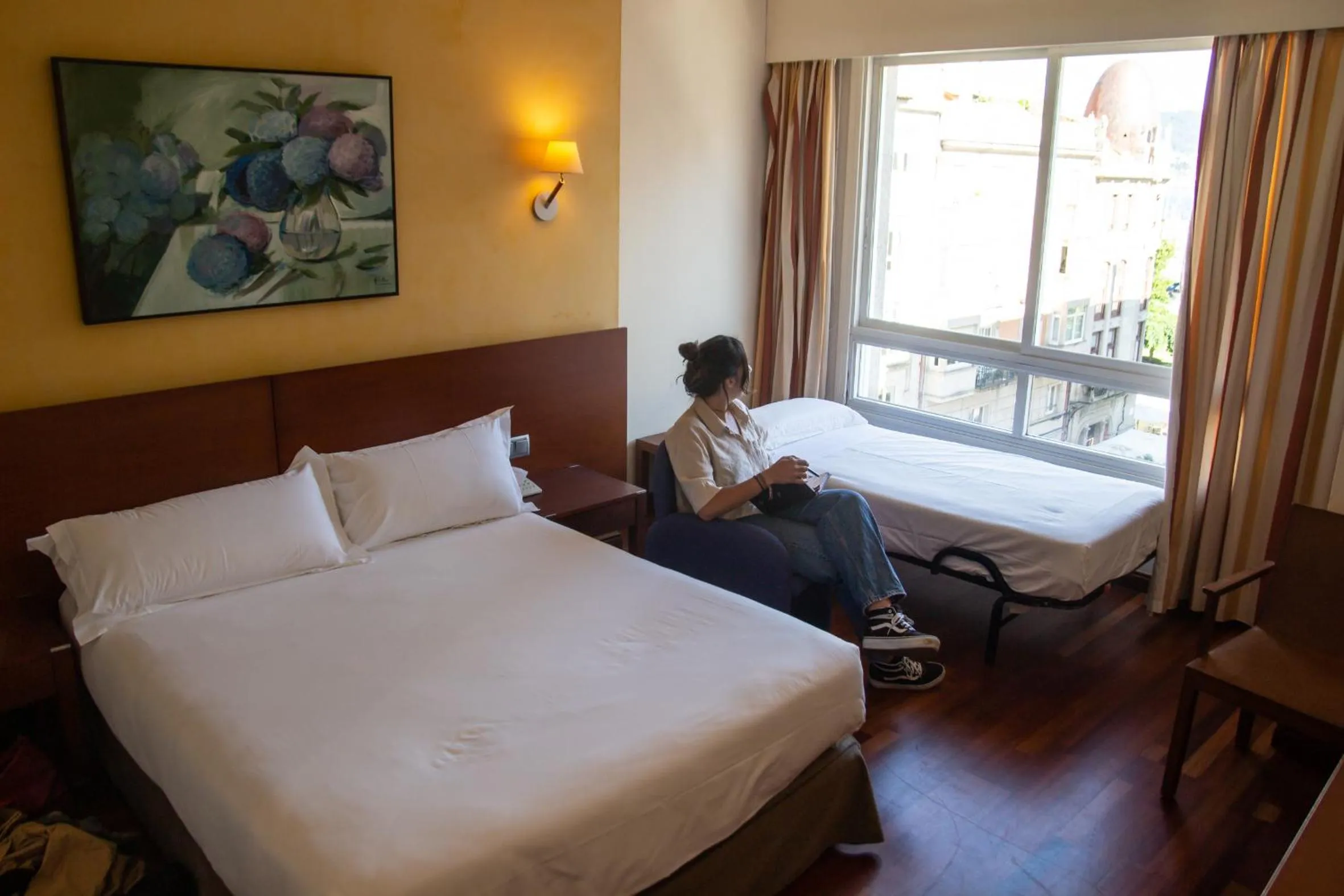 Double or Twin Room with Extra Bed in Hotel America Vigo