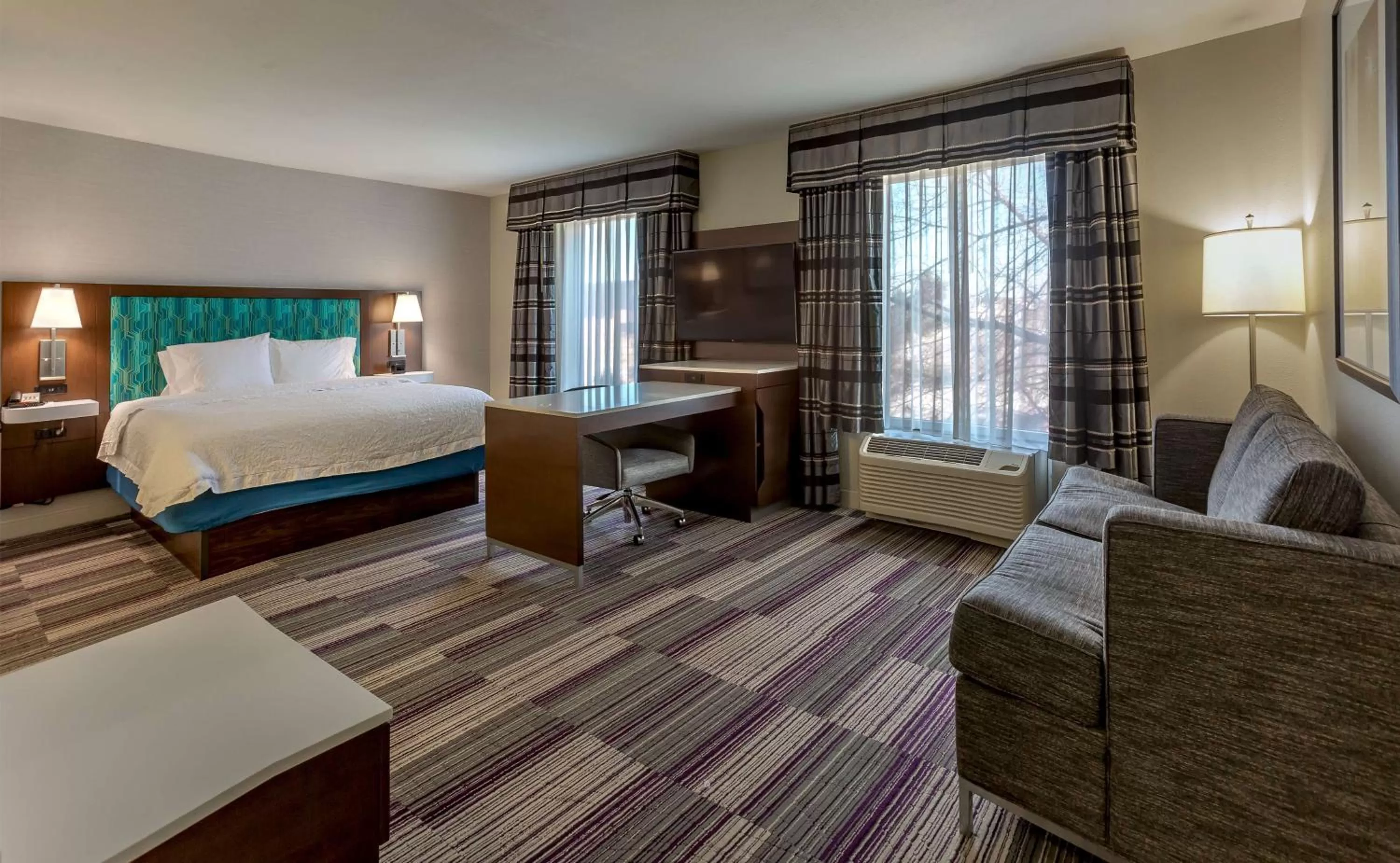King Studio Suite - Non-Smoking in Hampton Inn & Suites Chicago Southland-Matteson