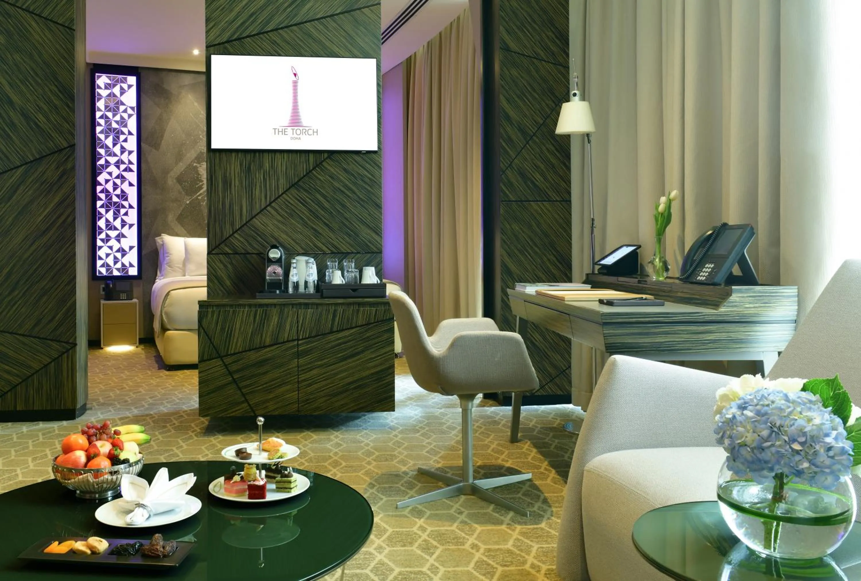 Living room in The Torch Doha