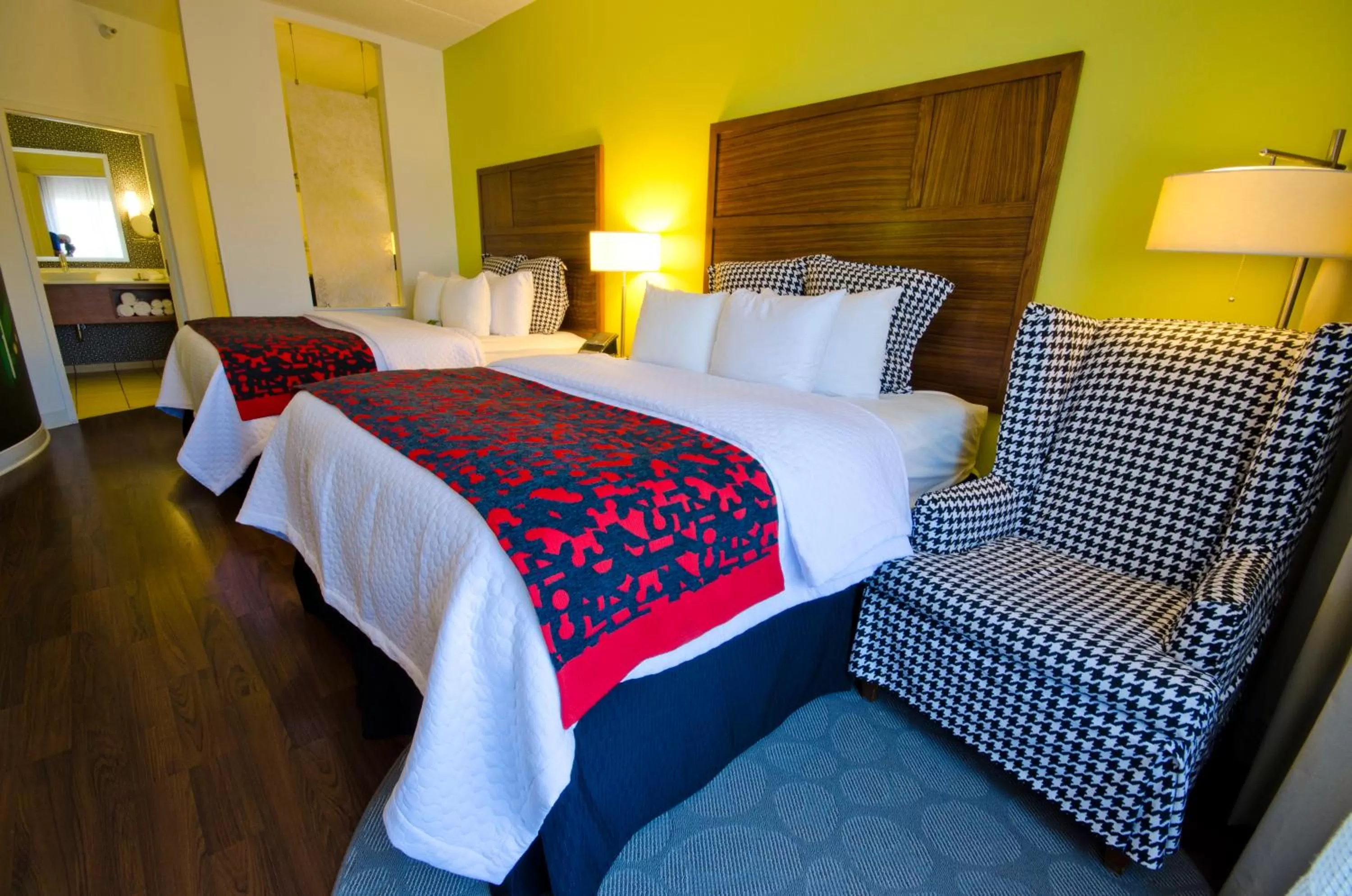 Standard Queen Room with Two Queen Beds - Communications and Mobility Accessible in Hotel Indigo Columbus Architectural Center by IHG