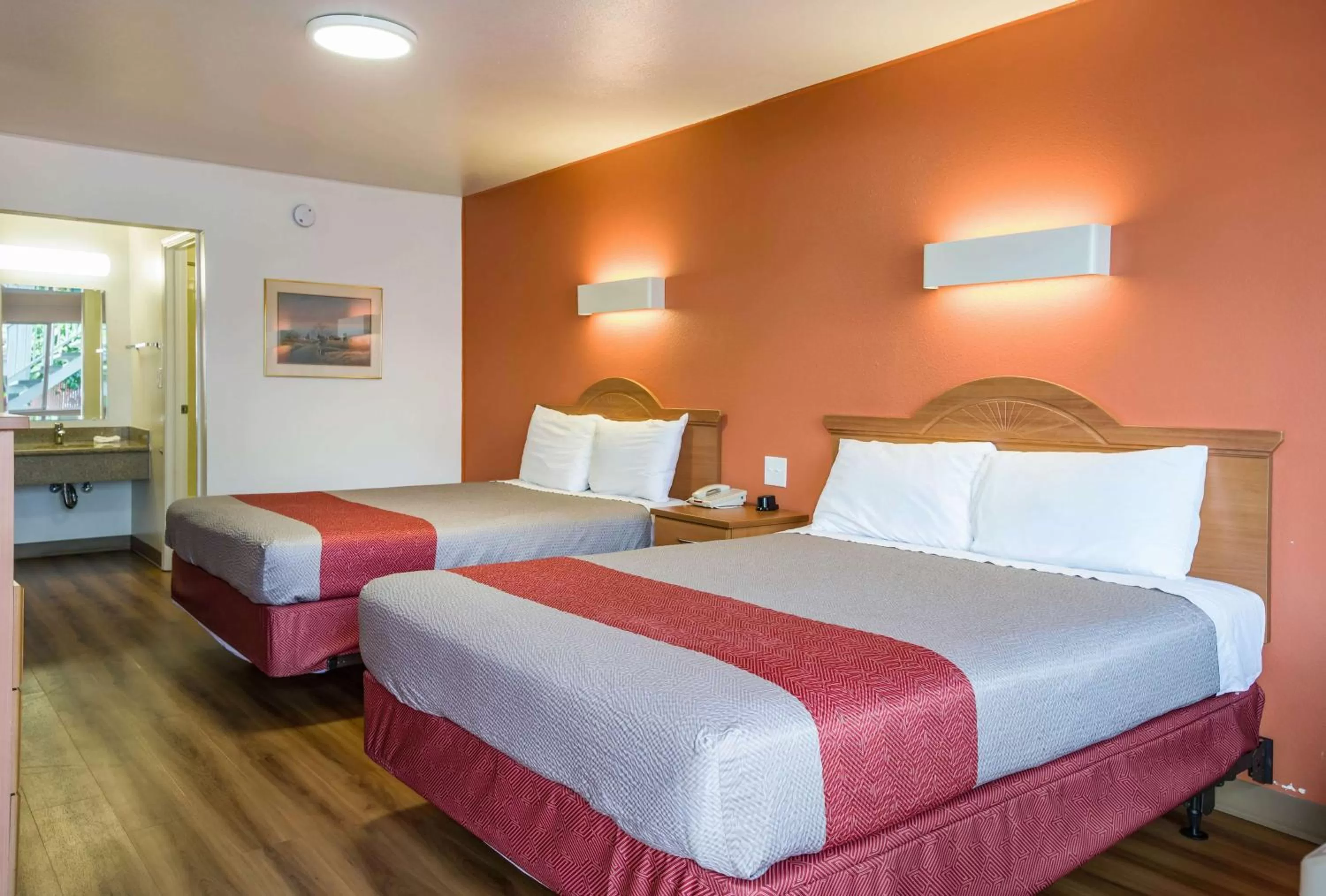 Queen Room with Two Queen Beds - Disability Access - Non-Smoking in Motel 6-Concord, CA