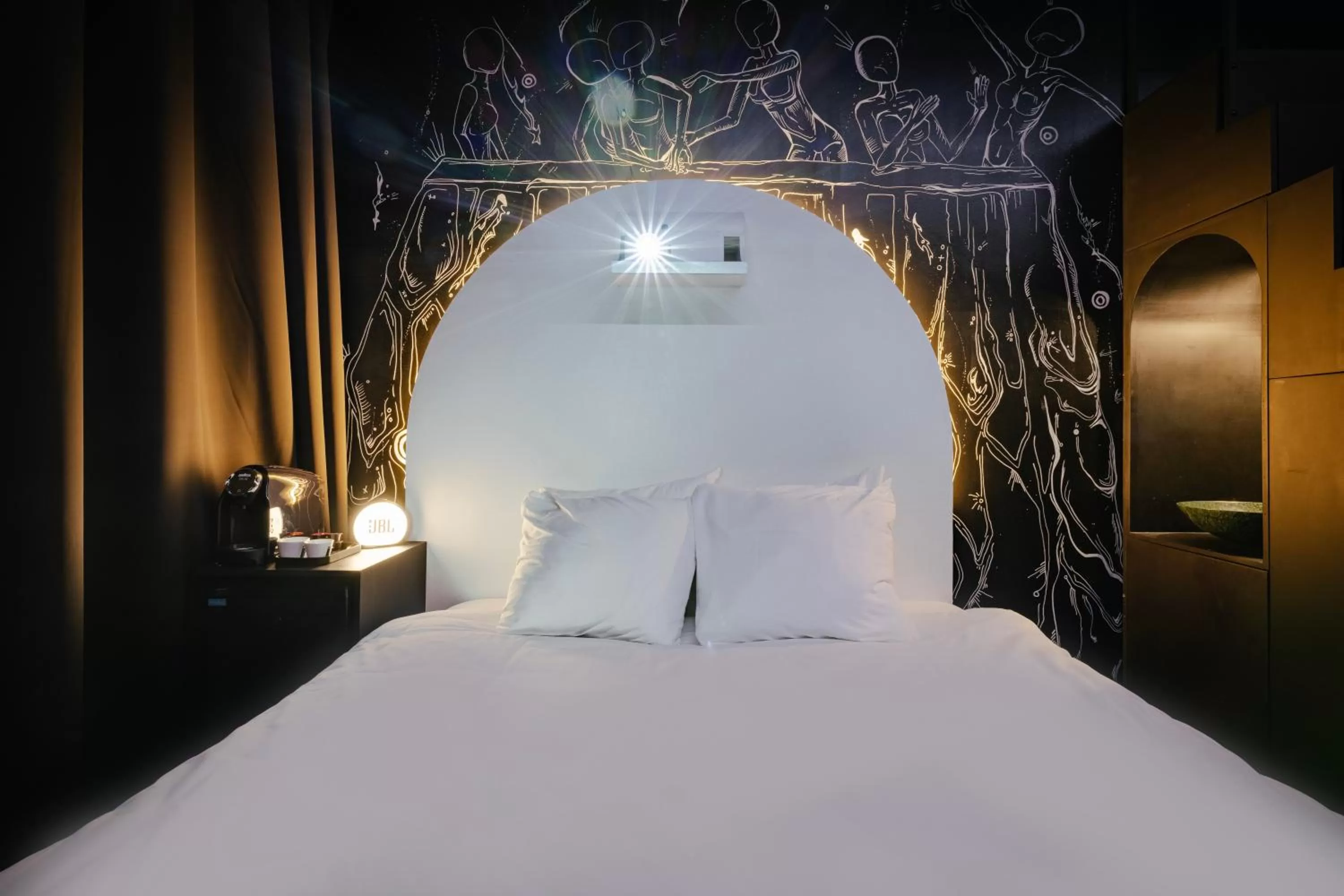 Quadruple Room - "Le Noir" Friends by SUPPER in SUPPER Hotel