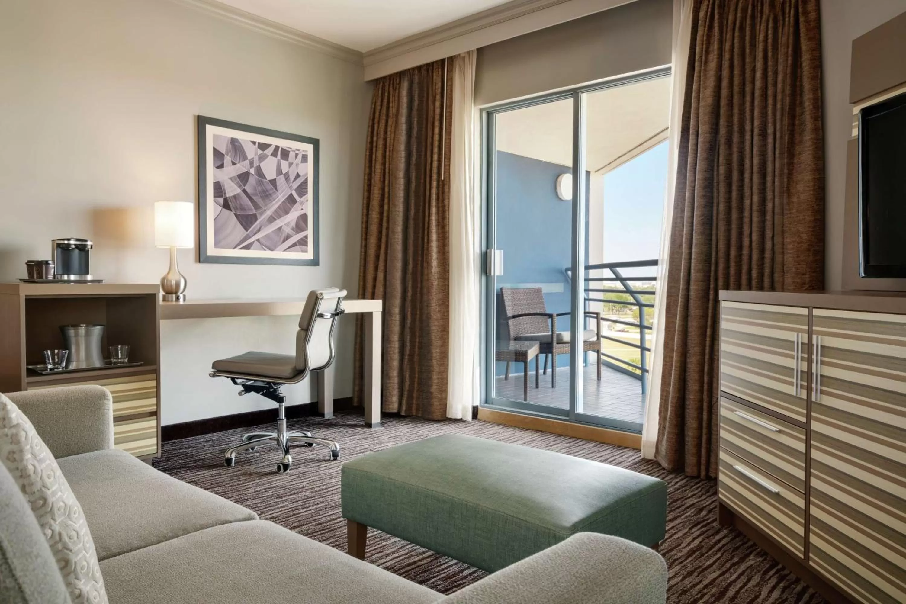 Junior Suite with Two Queen Beds and Balcony in Hilton Melbourne, FL