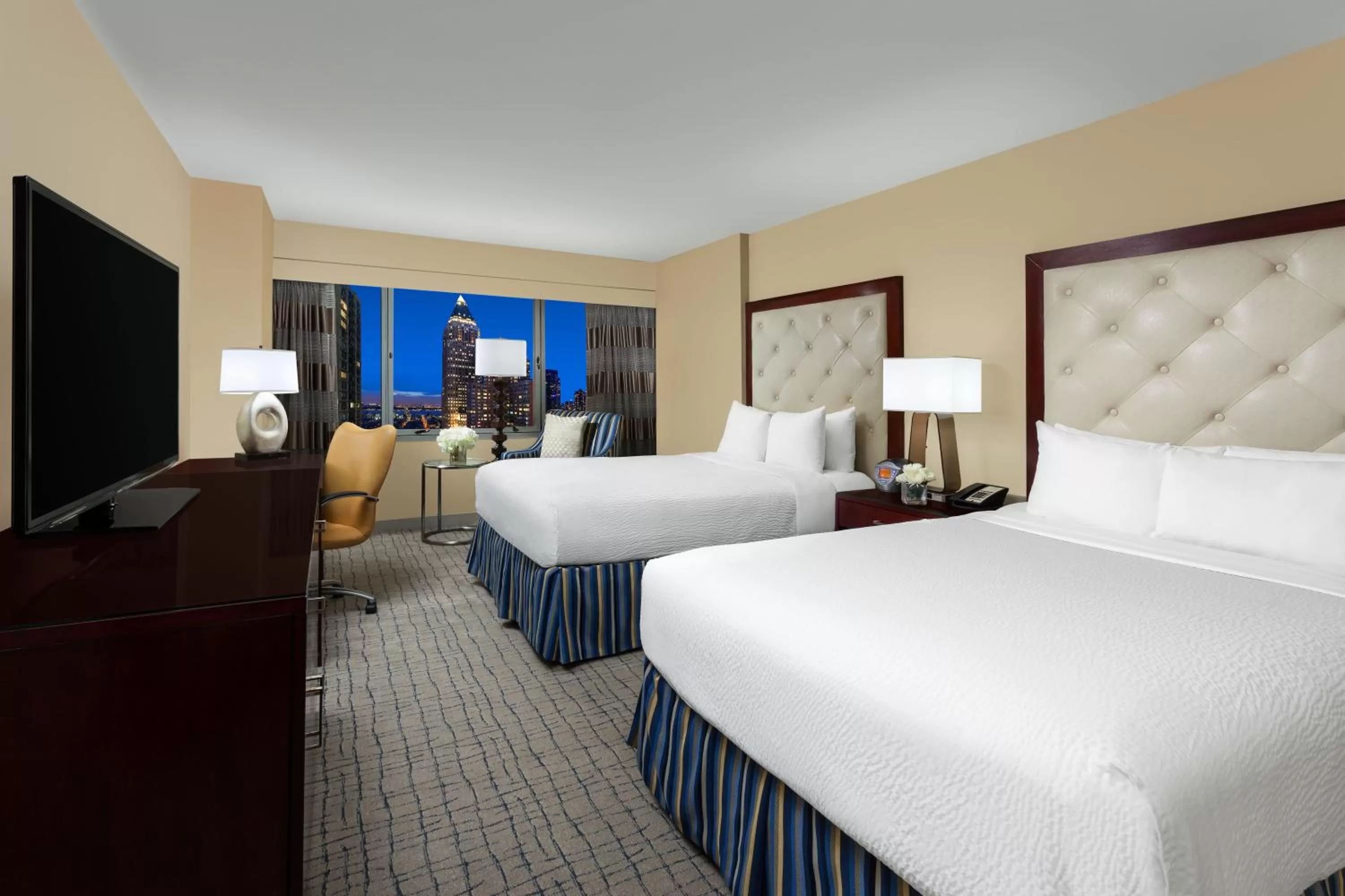 Double Room with Two Double Beds and Square View - Non-Smoking in Crowne Plaza Times Square Manhattan, an IHG Hotel