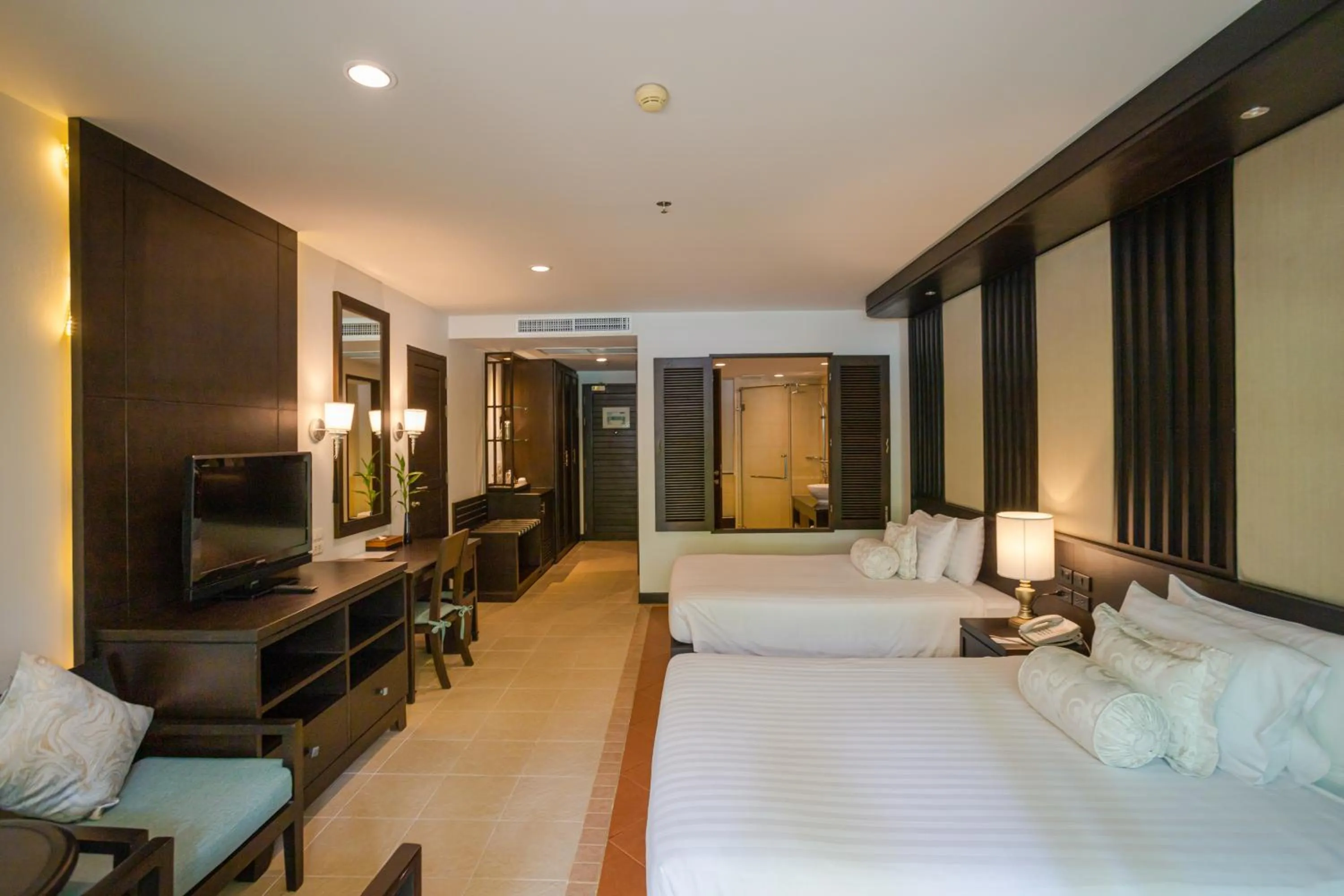 Deluxe Triple Room in Ravindra Beach Resort & Spa - SHA Extra Plus