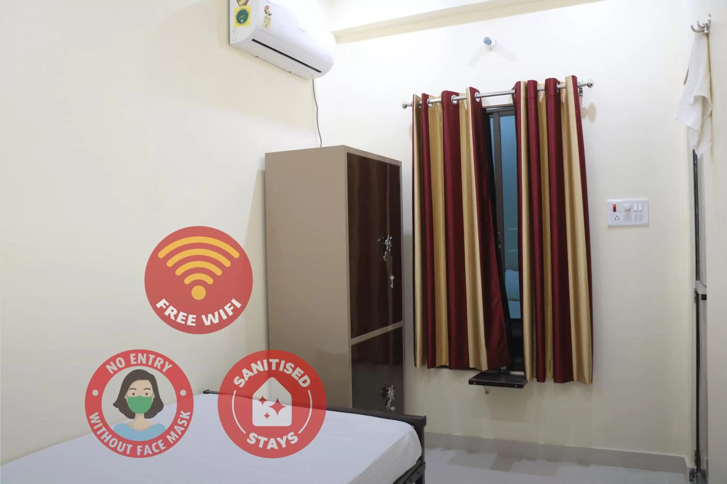 Economy Twin Room - single occupancy in Hotel Saraswati Palace
