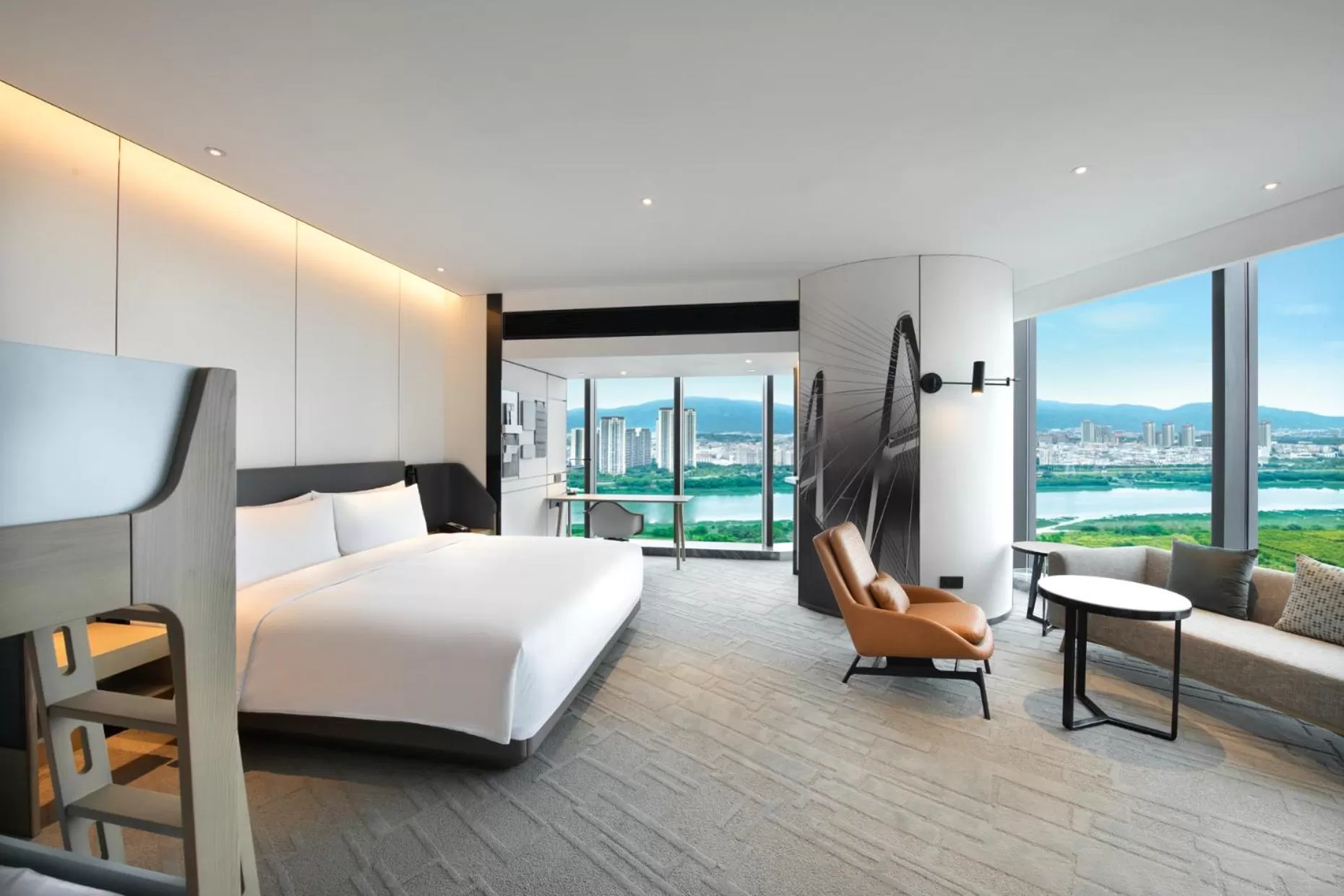 Junior Suite with King and Bunk Beds - River View in Crowne Plaza Quanzhou Riverview by IHG