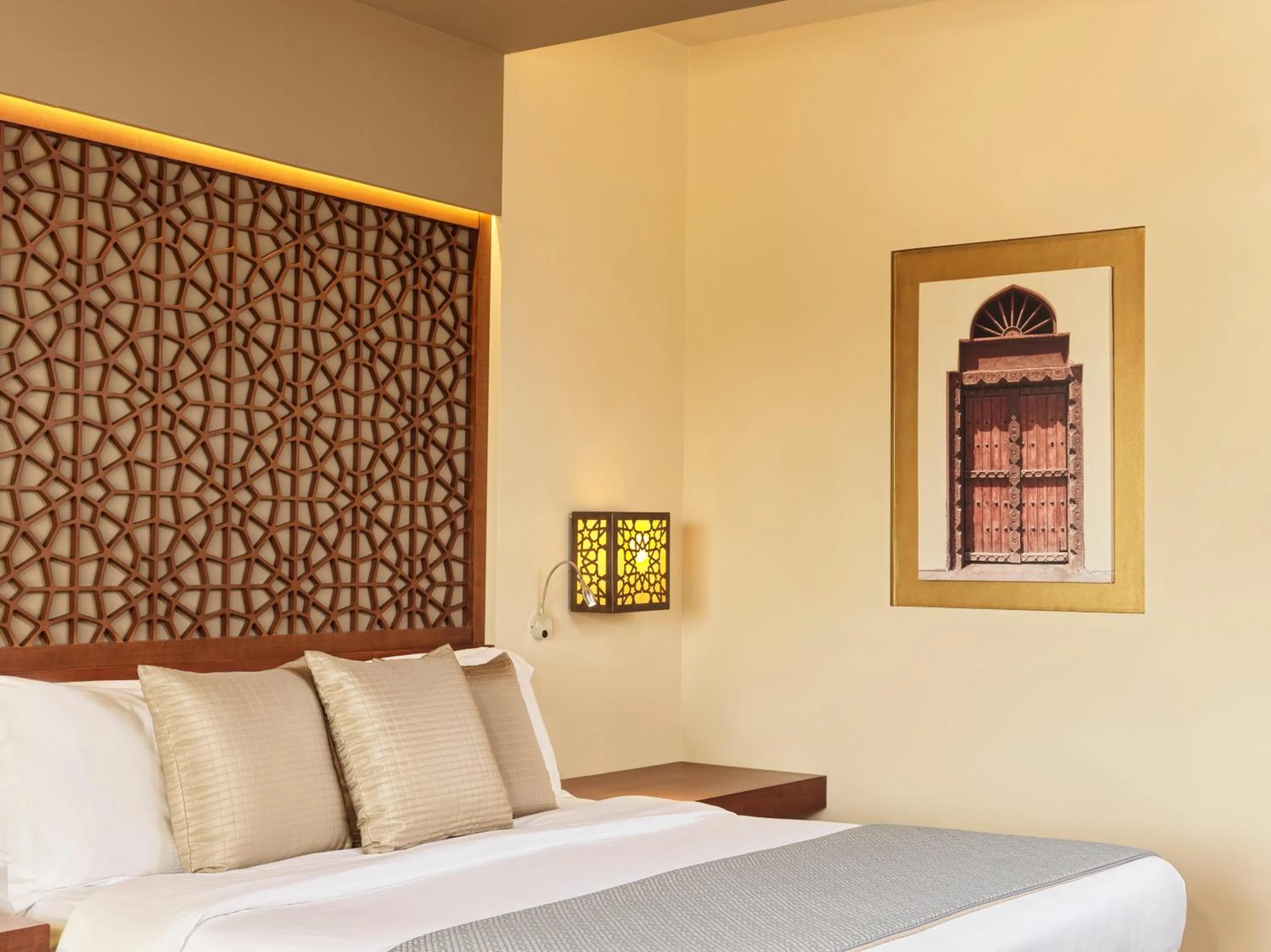 Deluxe Pool and Lagoon view Room King Bed With Aqua Park Entrance in Fanar Hotel & Residences