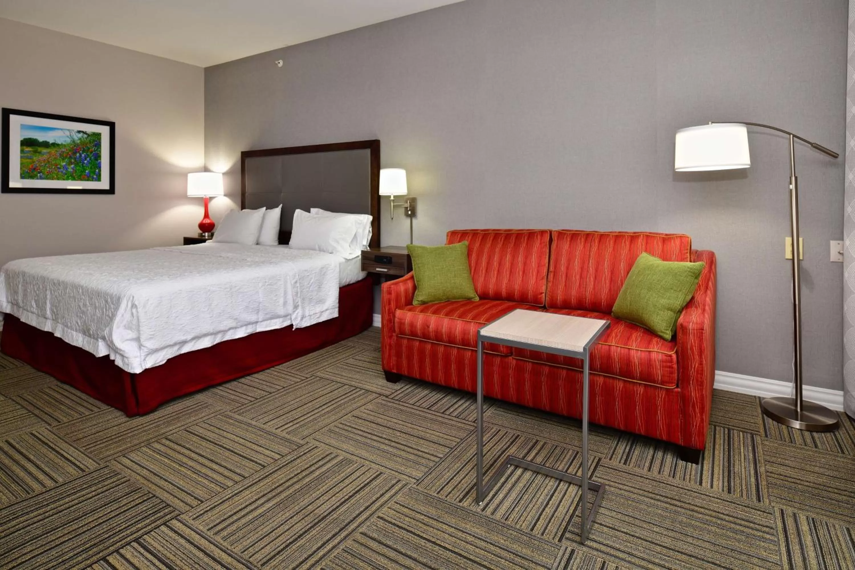 King Room with Balcony and Courtyard View - Non-Smoking in Hampton Inn & Suites Fredericksburg