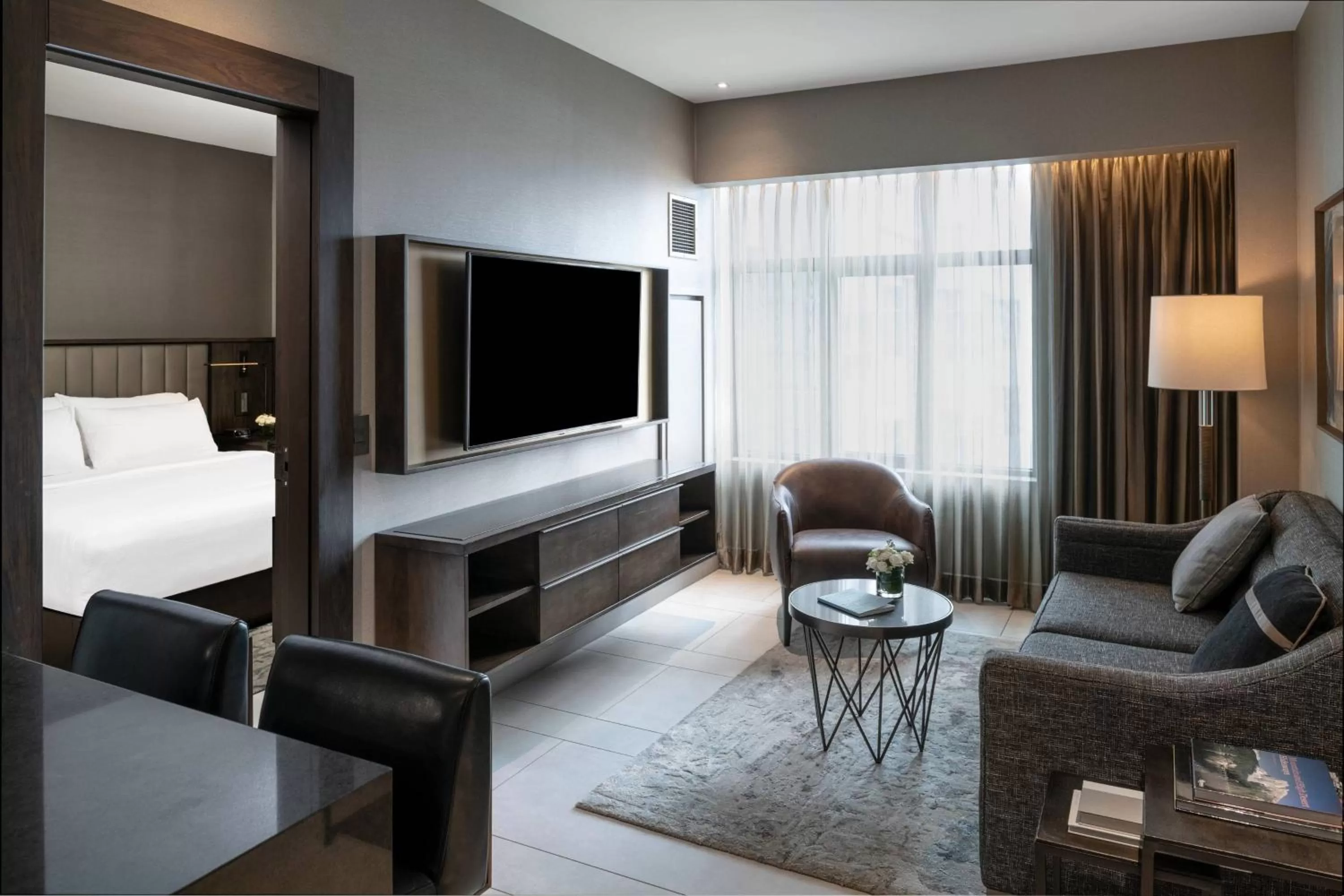 1 Bedroom Suite, 1 King, Sofa bed in The Row Hotel at Assembly Row, Autograph Collection