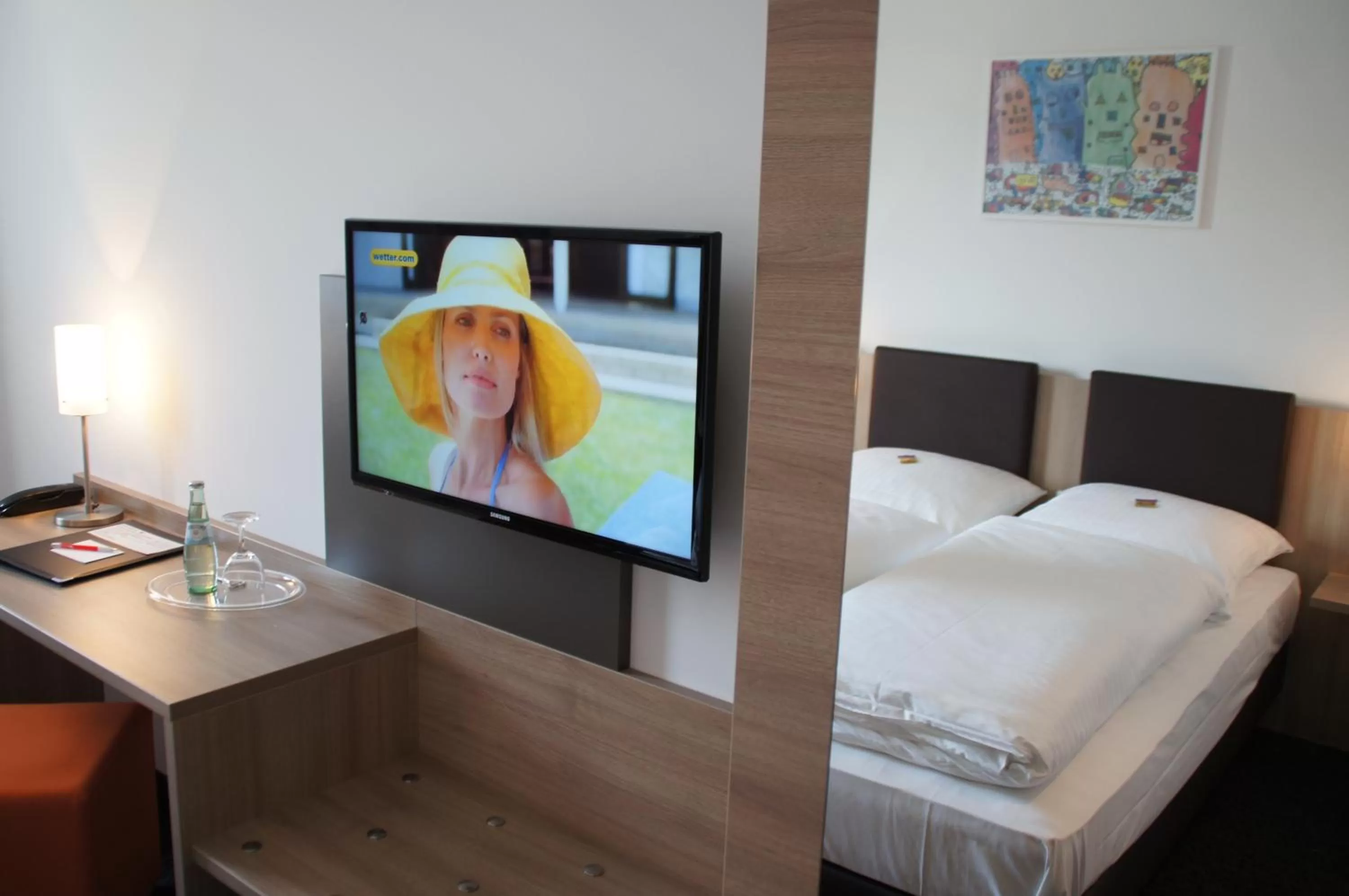 Decorative detail, Bed in Euro Hotel Friedberg