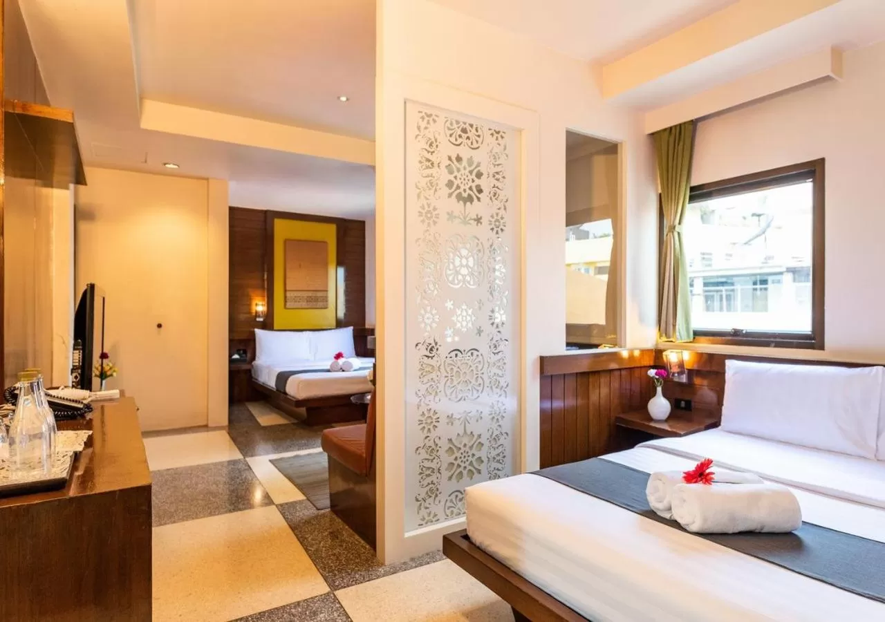 Superior Family Room (4 Adults) with Street Wing in D&D Inn Khaosan