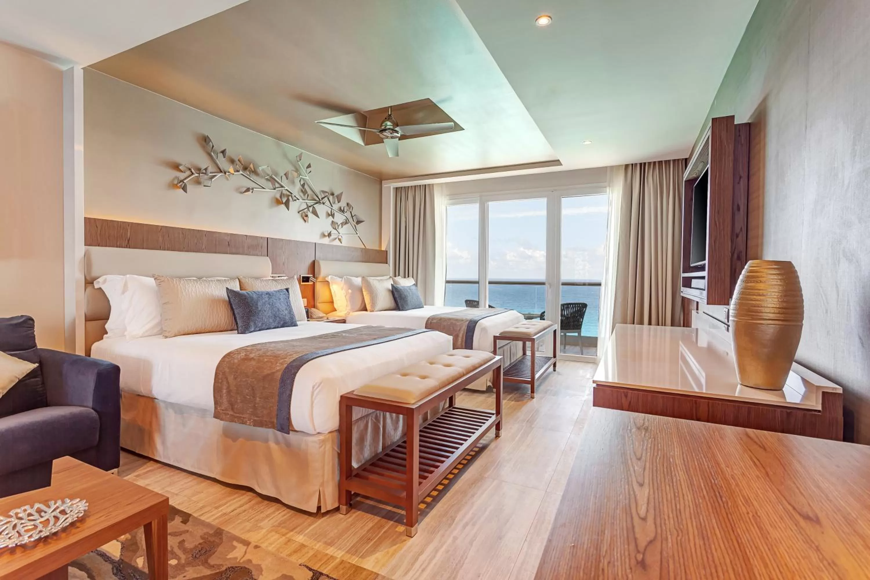 Luxury Chairman's Three Bedroom Suite Ocean Front Diamond Club  in Royalton CHIC Cancun, An Autograph Collection All-Inclusive Resort - Adults Only