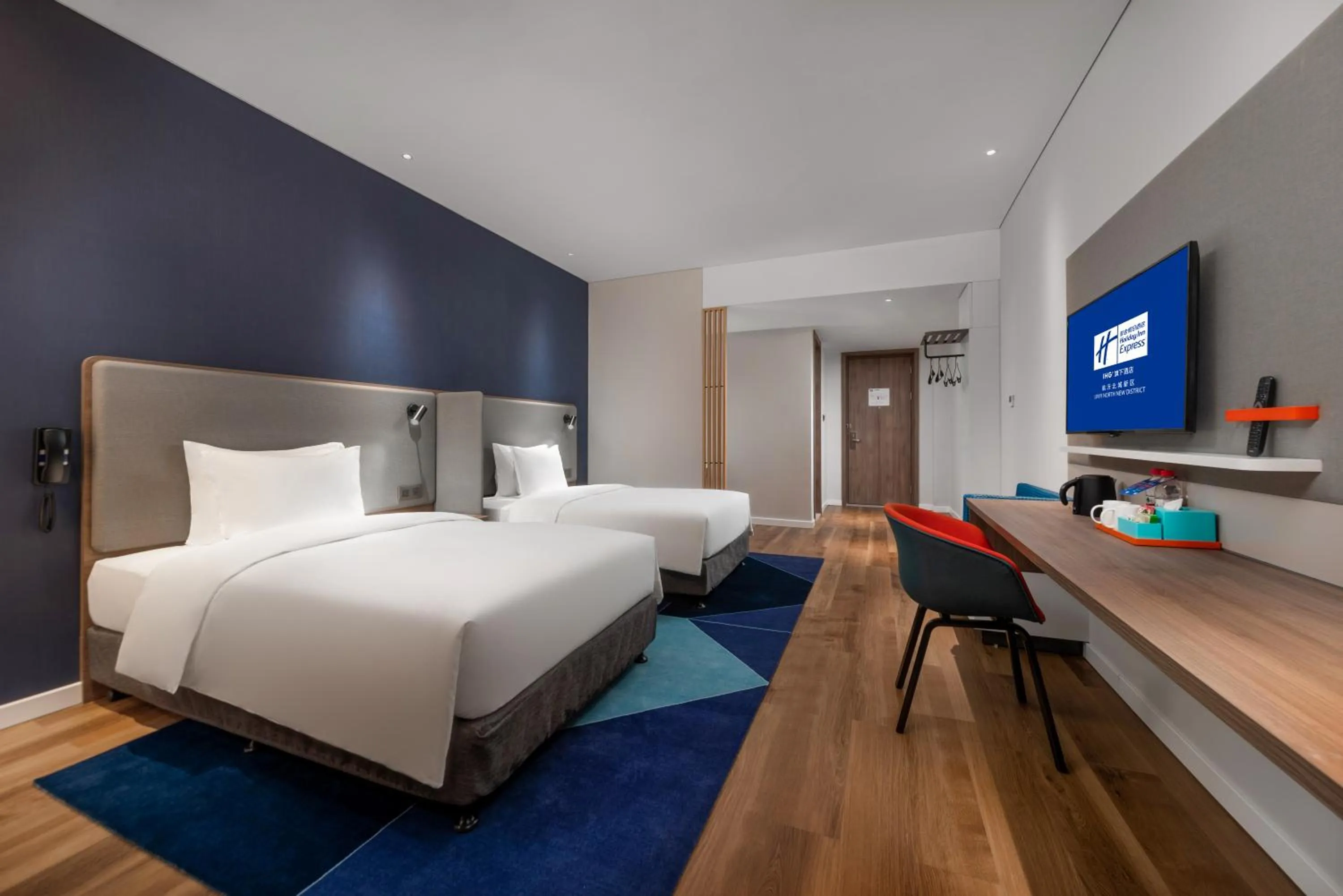 Standard Twin Room with Extra Floor Space in Holiday Inn Express Linyi North New District by IHG