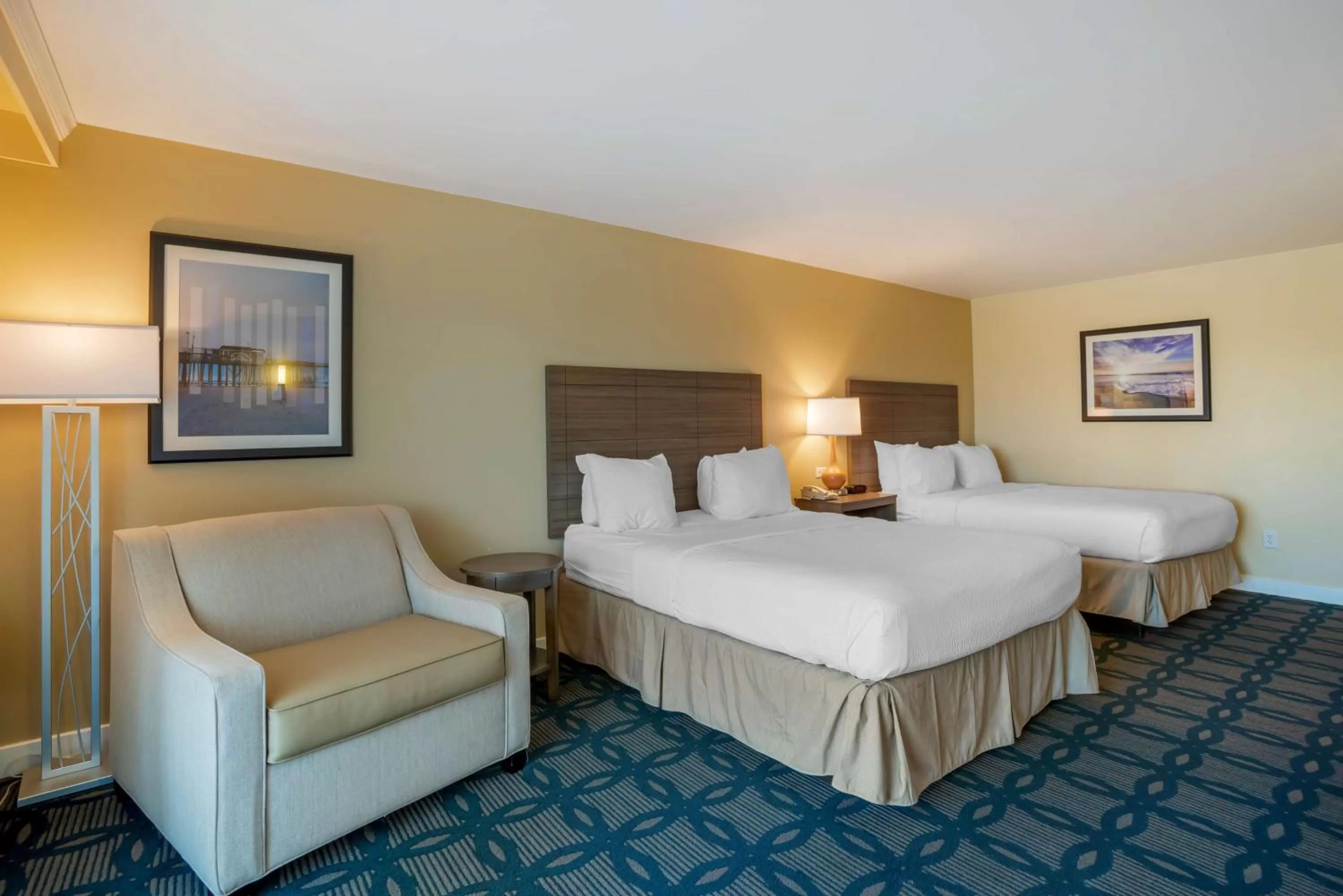 Queen Room with Two Queen Beds and Roll-In Shower - Disability Access in Best Western Plus Ocean City
