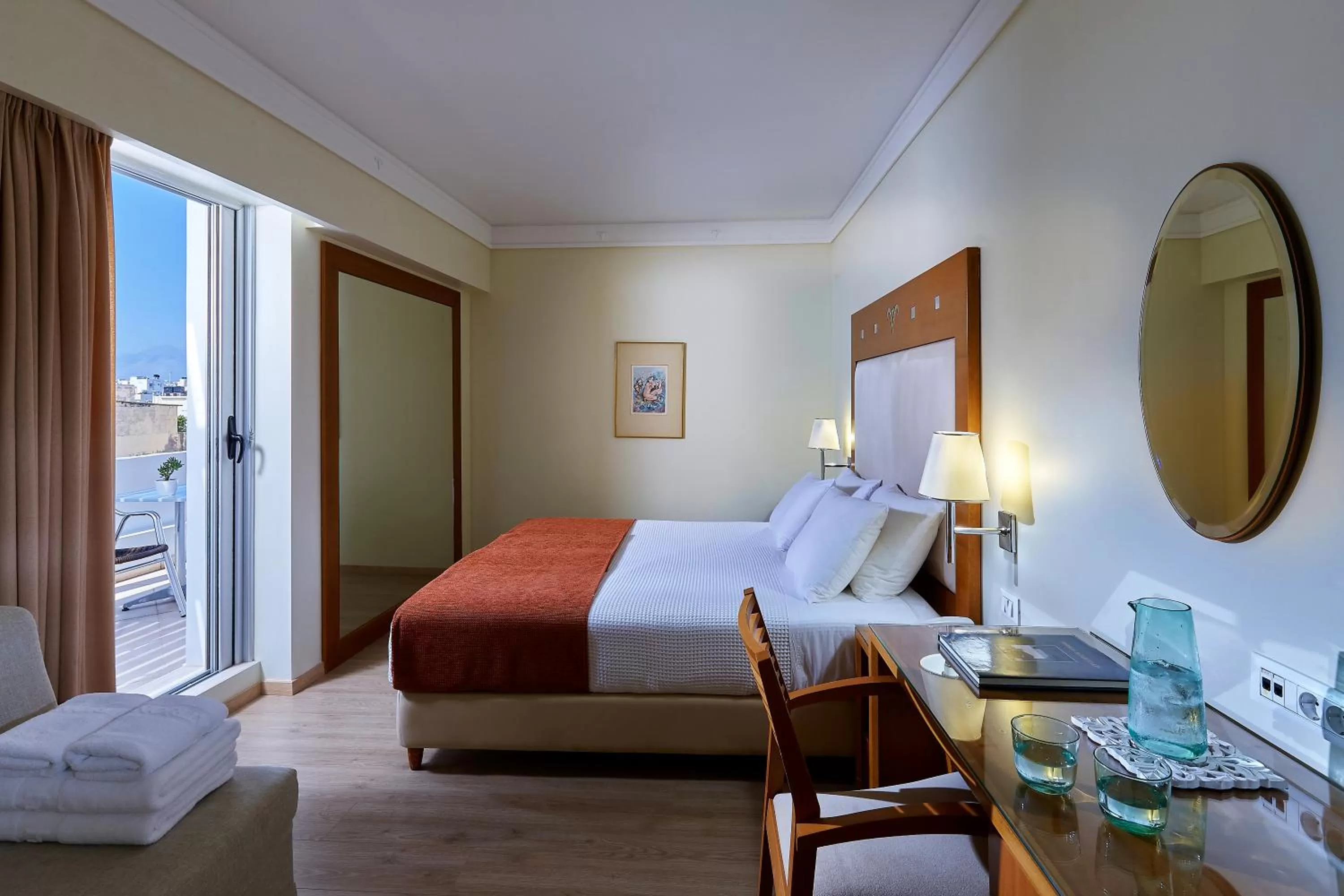 Superior Double Room with Balcony in Atrion Hotel