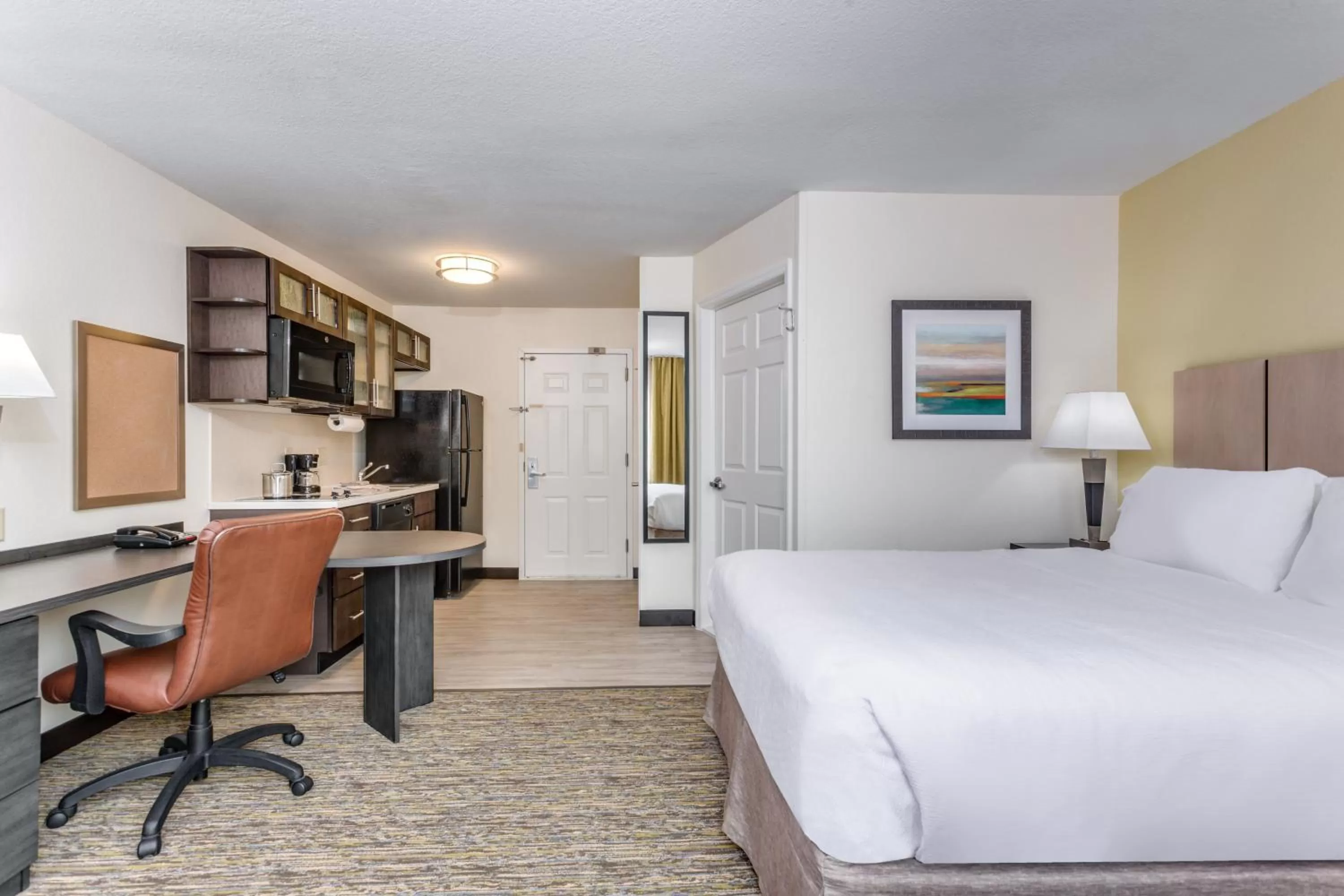 Photo of the whole room, Bed in Candlewood Suites Secaucus by IHG