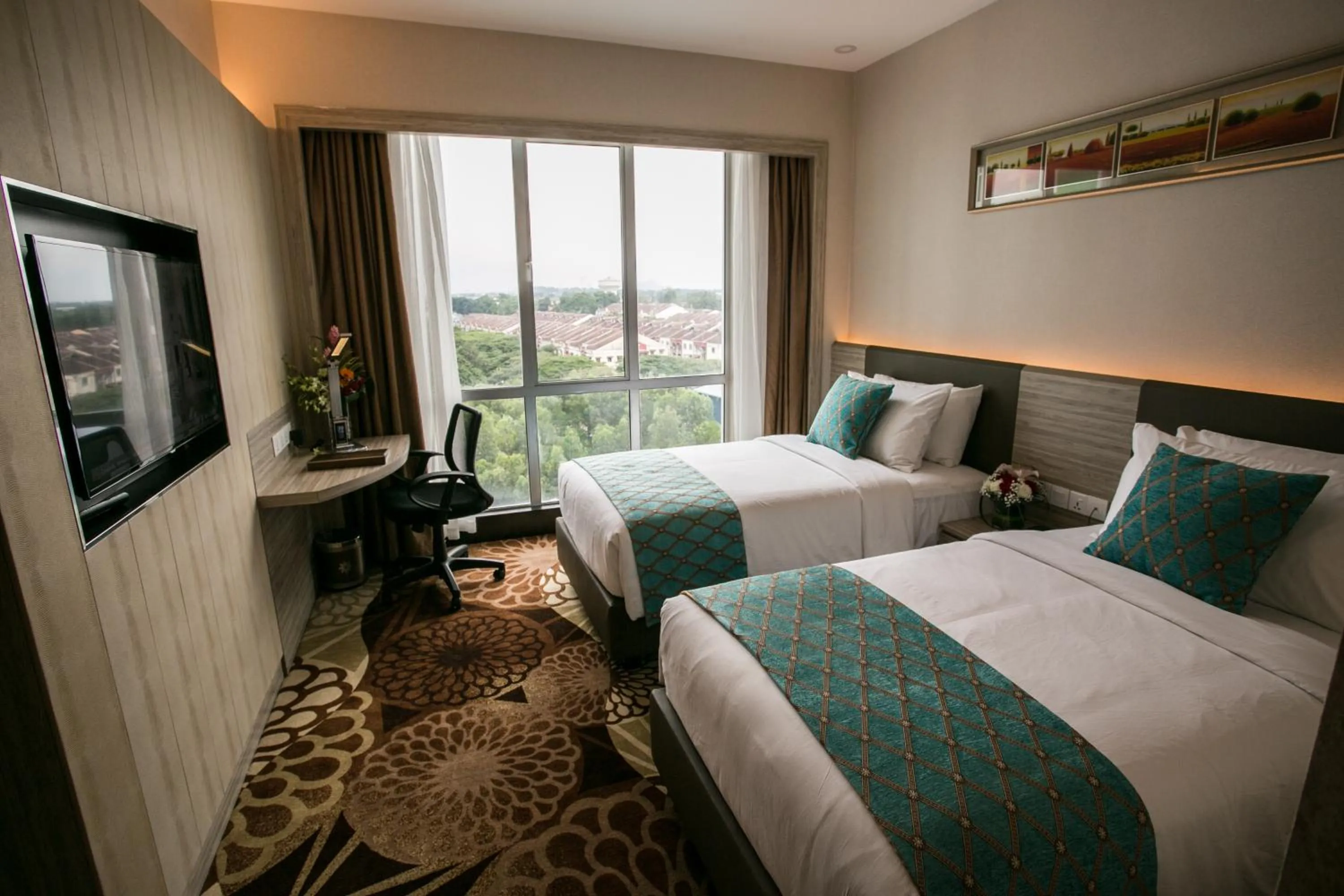 Deluxe Twin Room in V8 Hotel Johor Bahru
