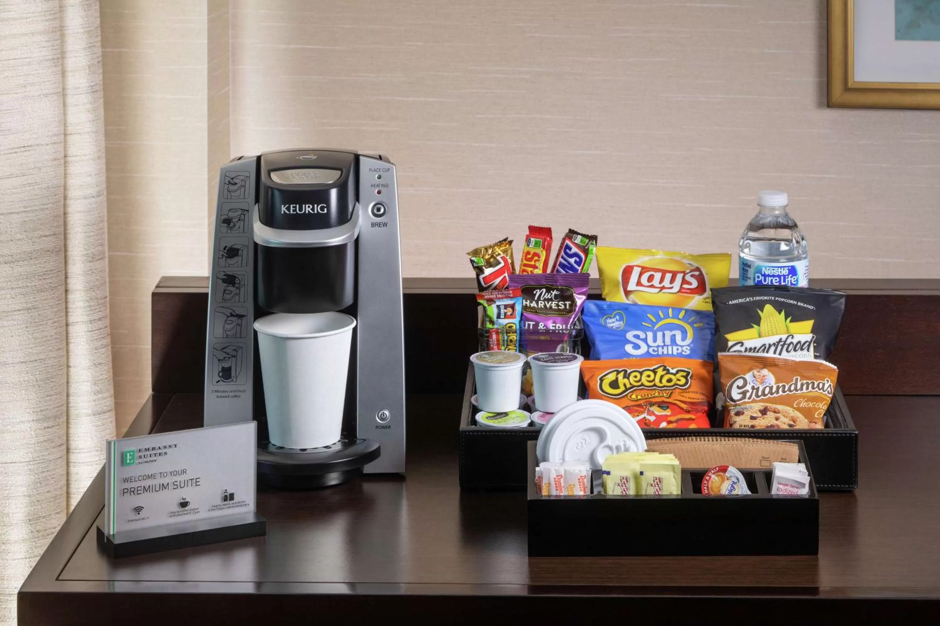 Two-Room Premium Suite with One King Bed and Sleeper Sofa in Embassy Suites by Hilton West Palm Beach Central