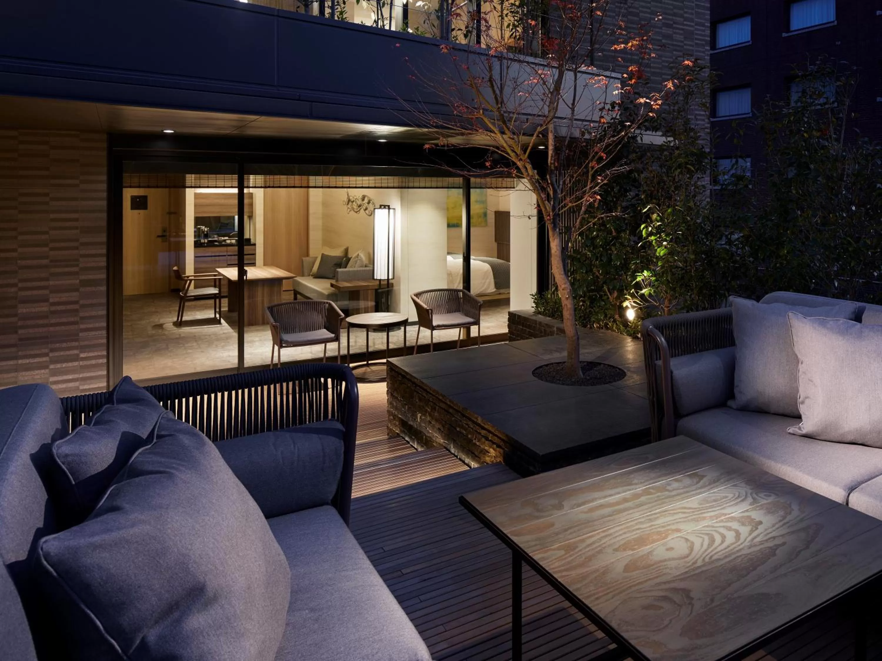 GARDEN SUITE Twin Room in The Thousand Kyoto