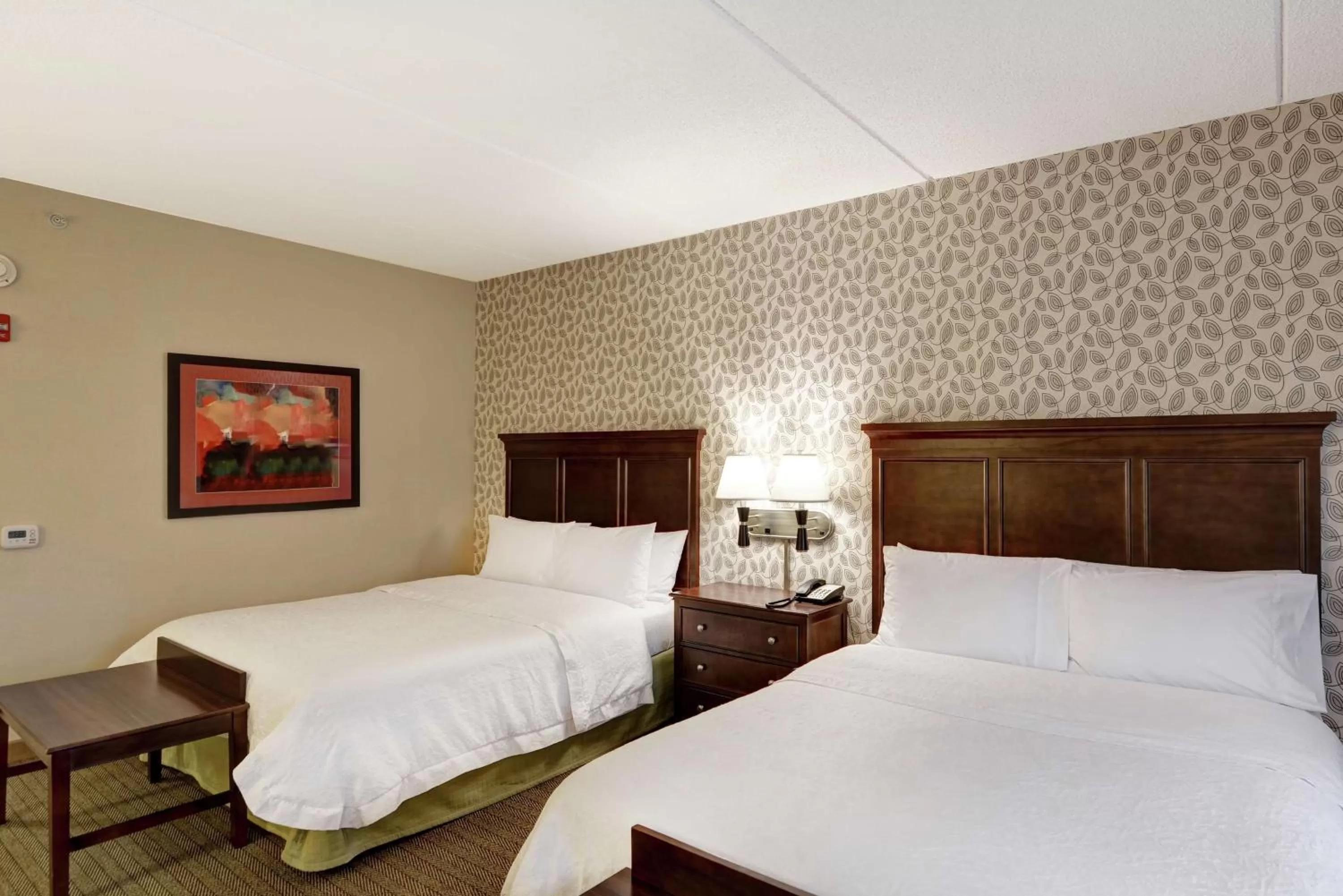 Queen Room with Two Queen Beds - Mobility Access/Non-Smoking in Hampton Inn Tunkhannock