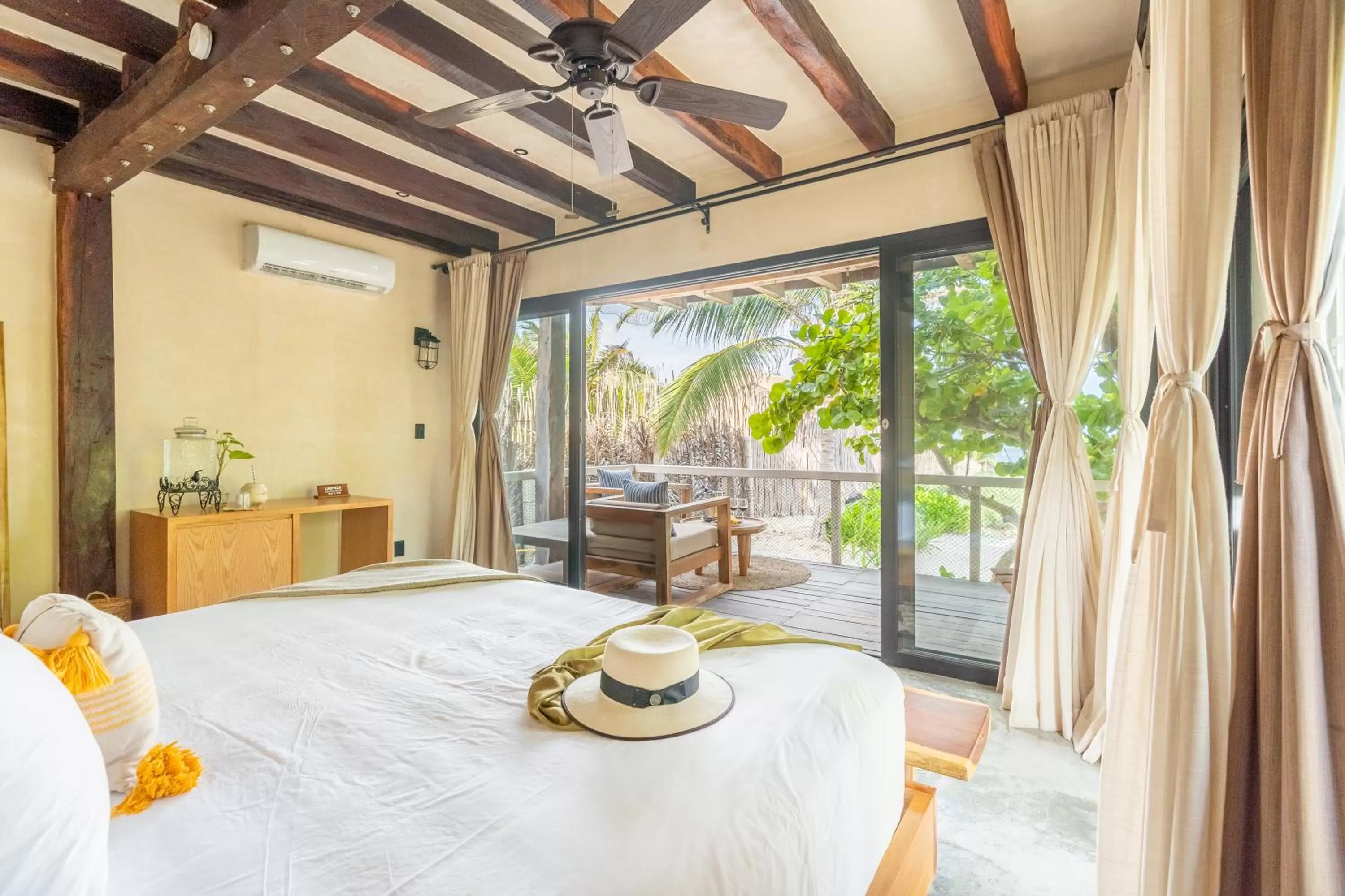 Deluxe King Room in Villa Pescadores Tulum-Beachfront hotel by Ahau Collection