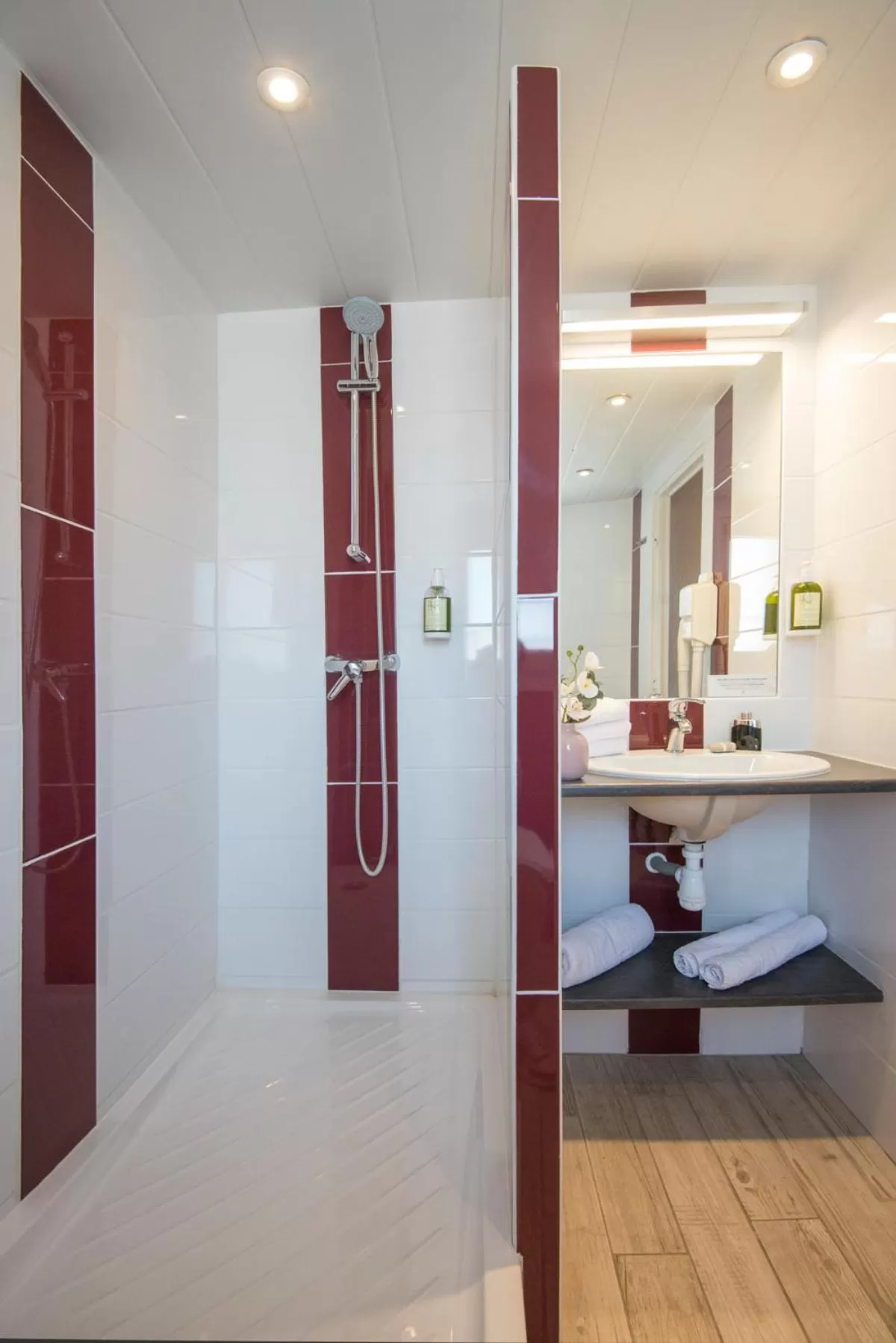 Comfort Double Room with Shower in Hotel du Forum