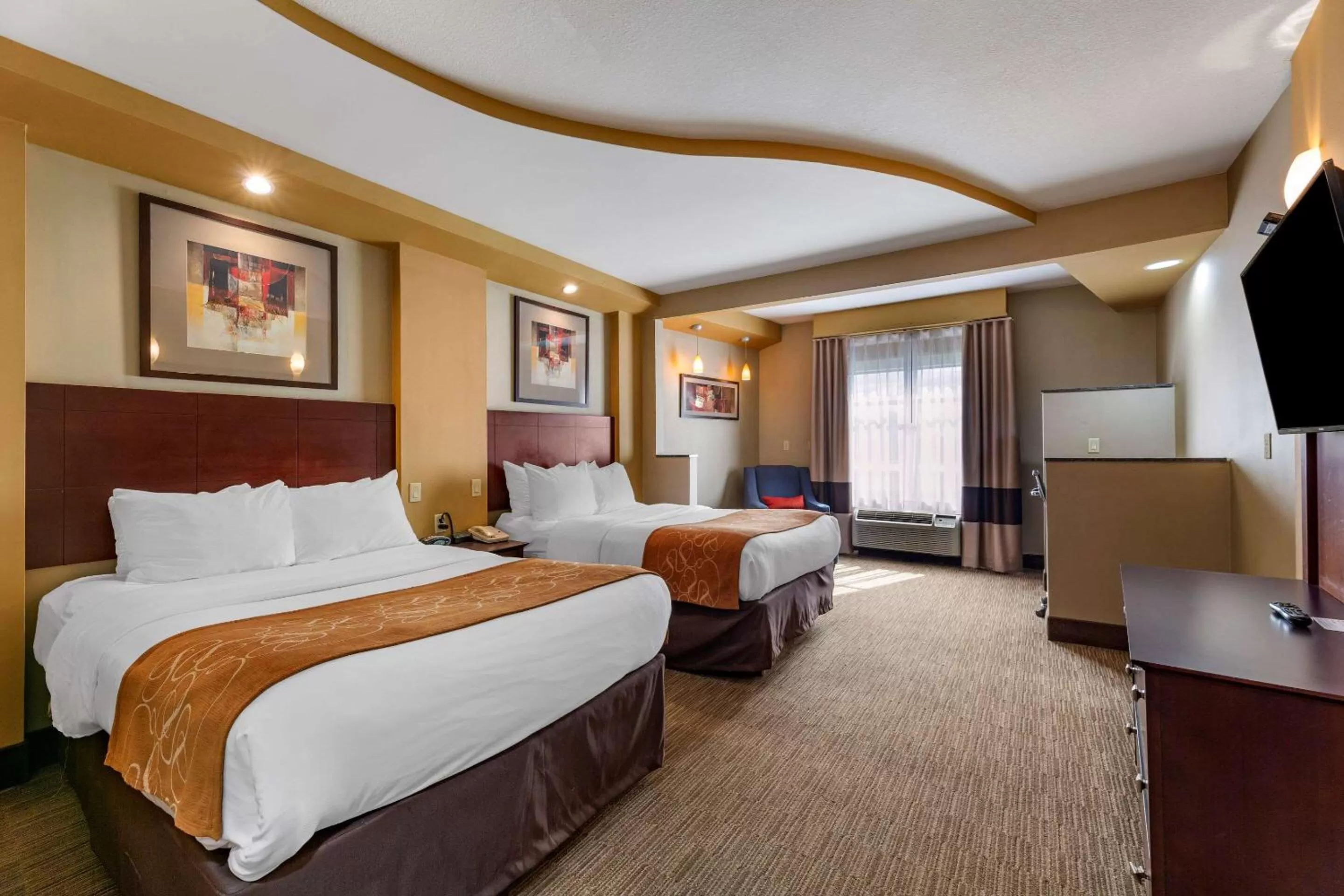 Suite with Two Double Beds - Non-Smoking in Comfort Suites Perrysburg - Toledo South