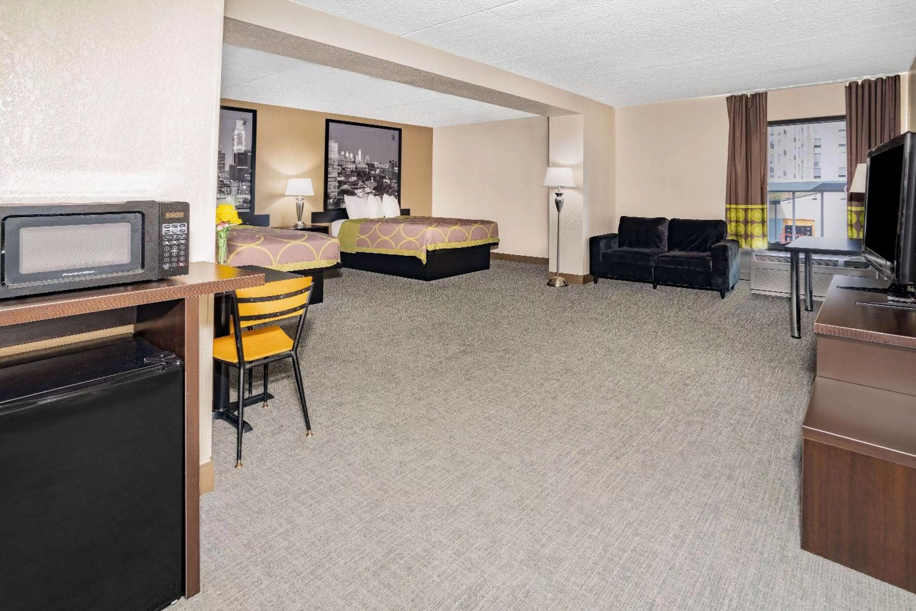 Studio Suite with Two Queen Beds - Non-Smoking in Super 8 by Wyndham Mount Laurel
