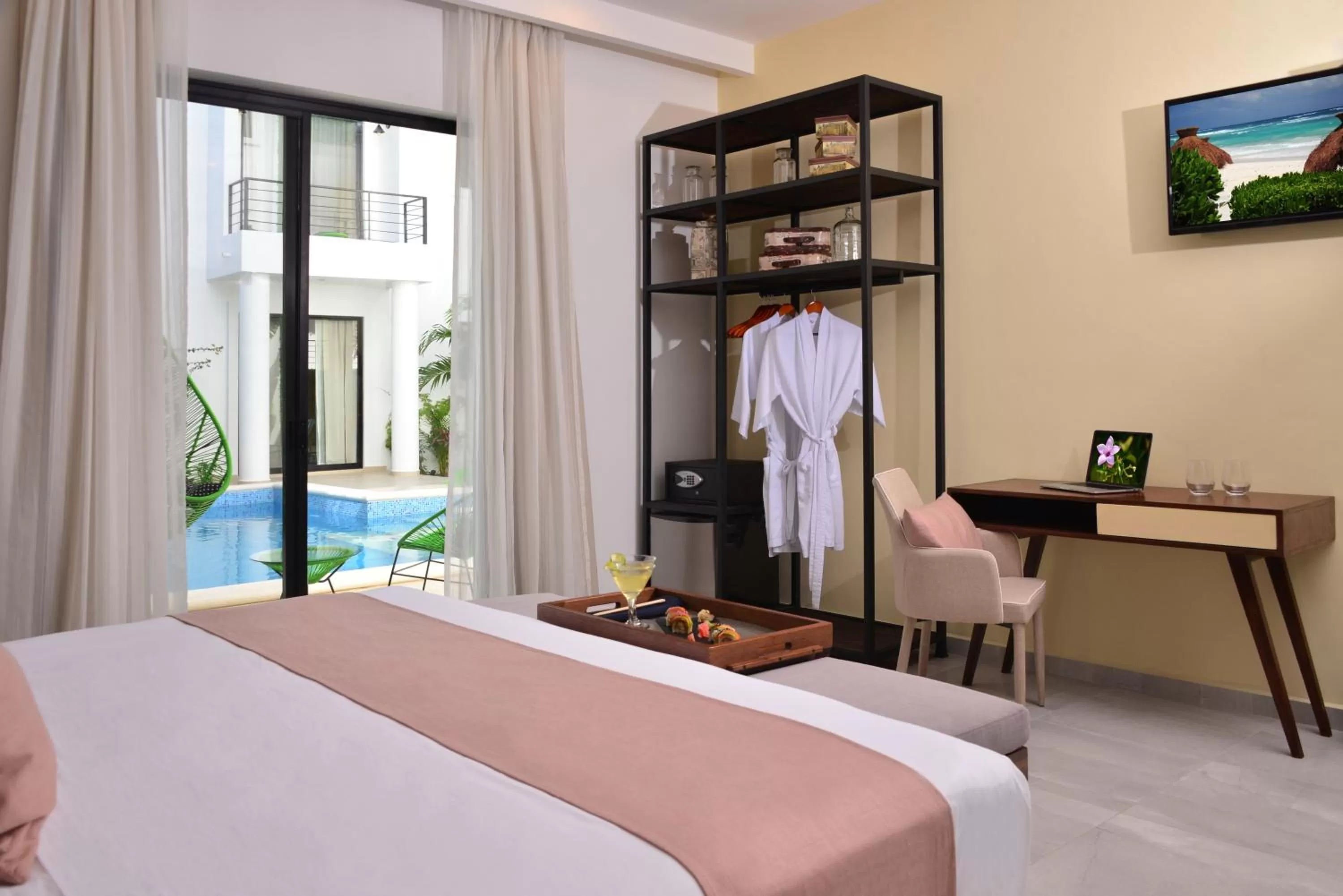 Grand Deluxe Room Pool Side in Elements Tulum Boutique Hotel