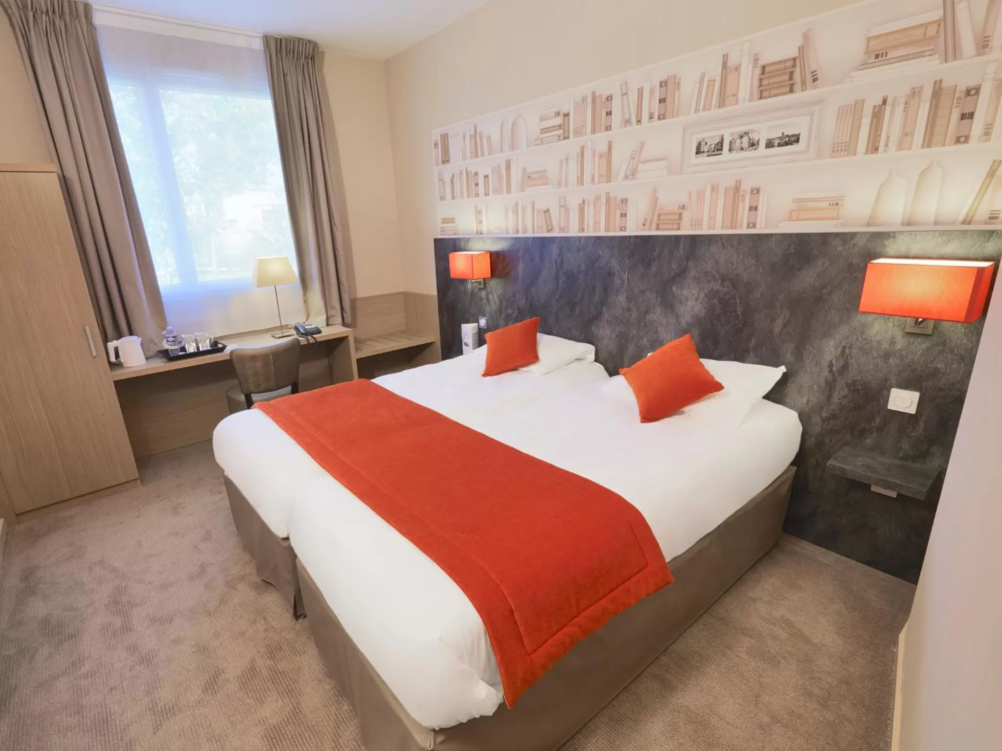 Twin Room in Kyriad Angers Ouest Beaucouzé